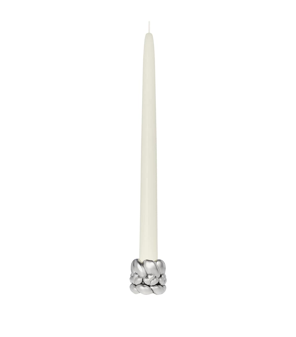 Silver-Plated Babylone Candlestick Holder (4cm)