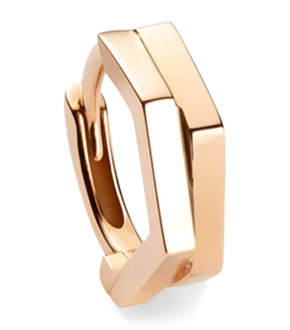 Repossi Pink Gold Antifer Single Hoop Earring Pink Gold