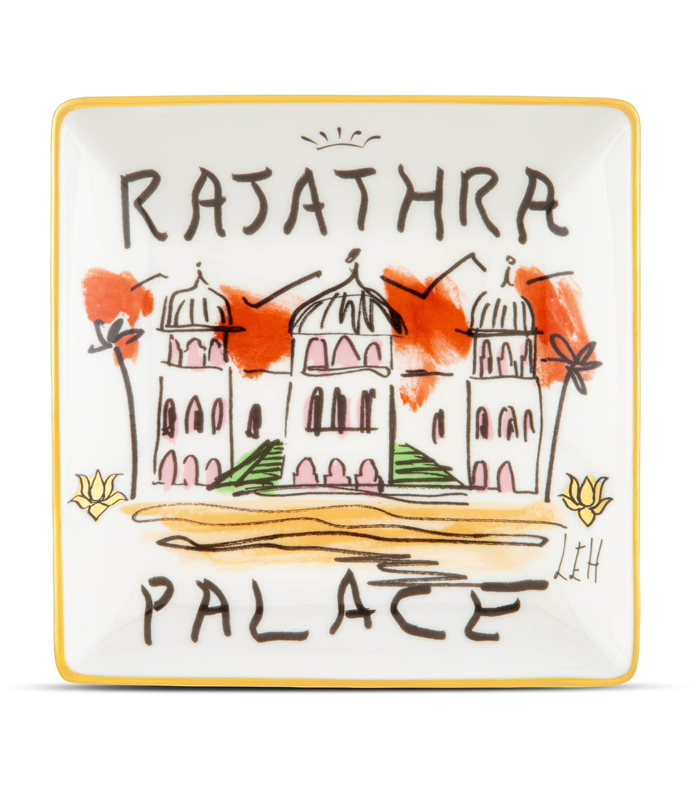 x Luke Edward Hall Rajathra Palace Decorative Tray (13.5cm)