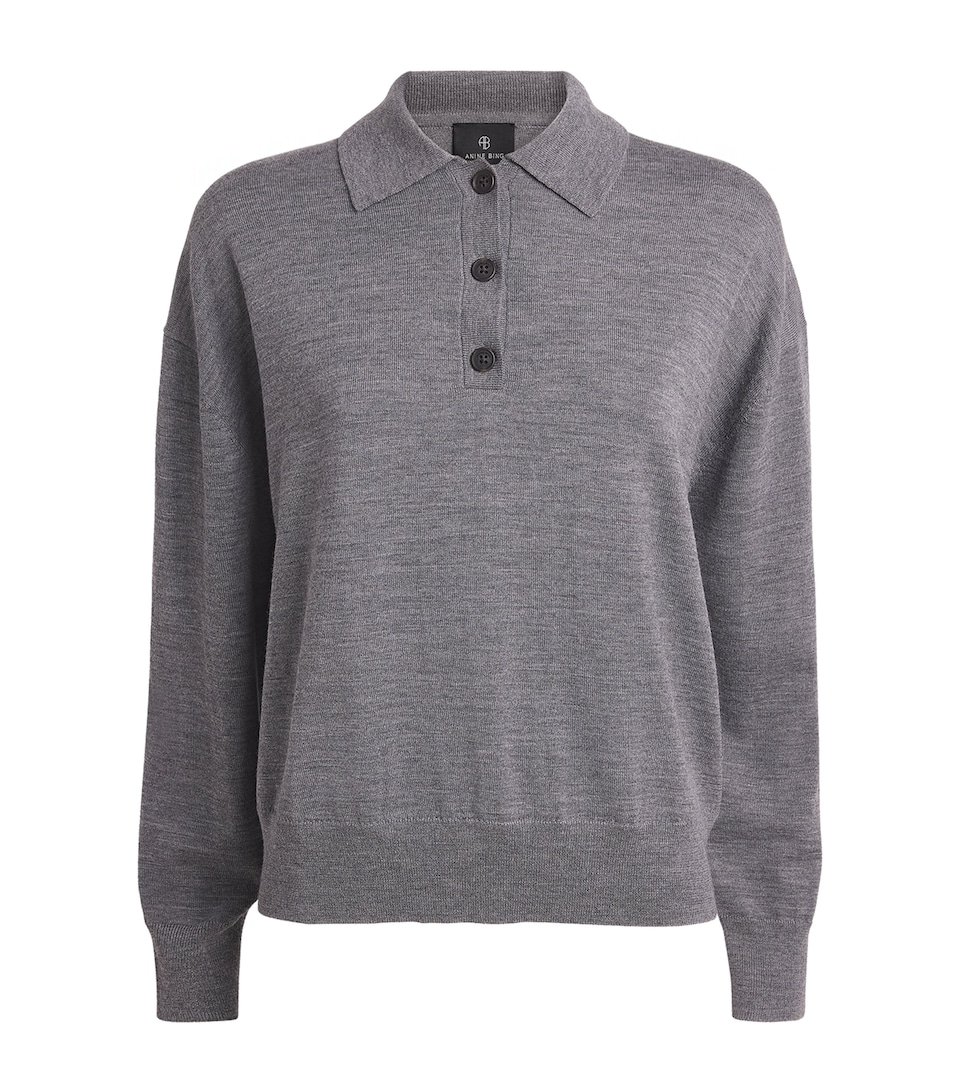 Wool-Cashmere Lee Polo Sweater