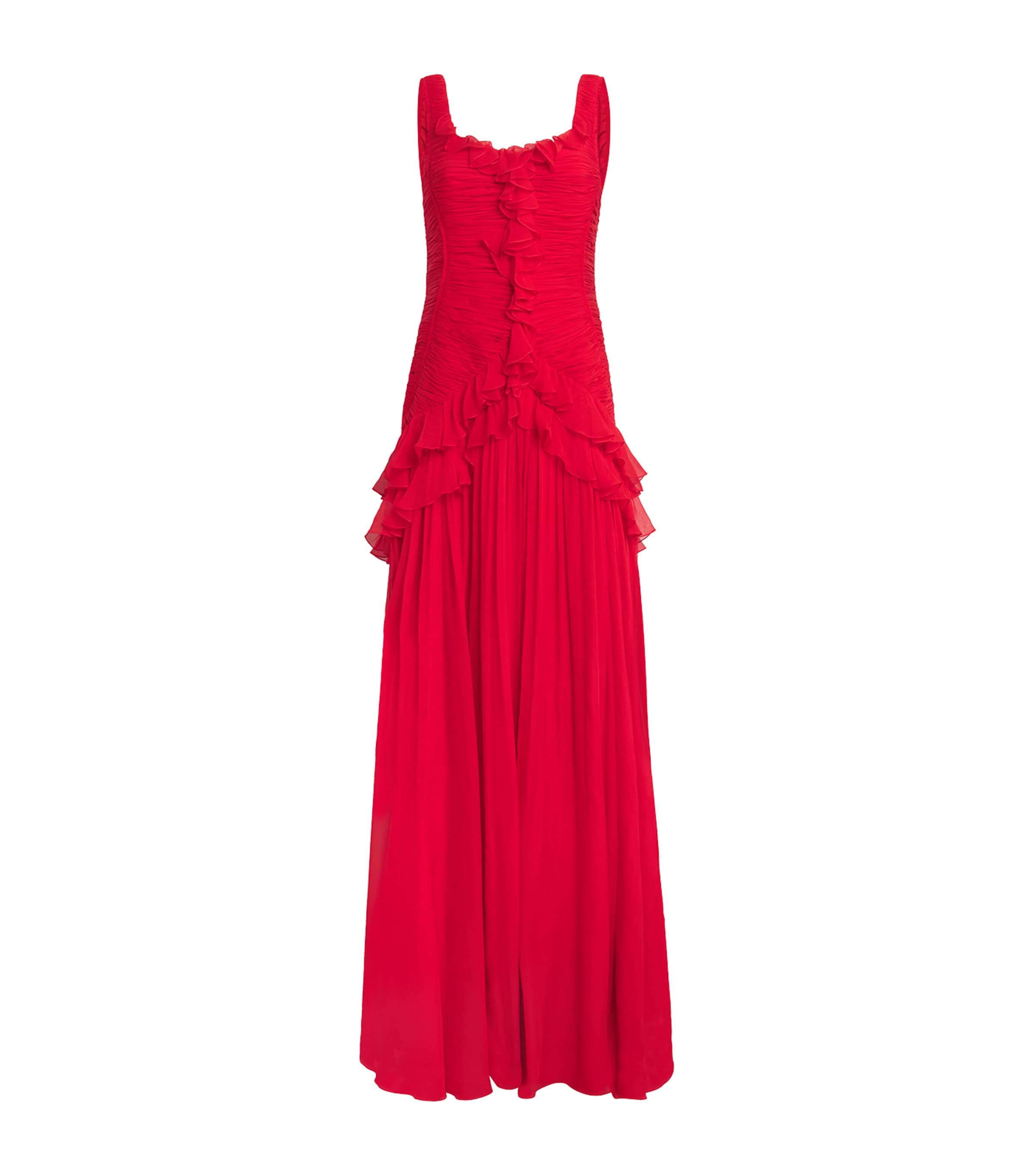 【ZIMMERMANN】Rhiannon Corset Midi Dress Zimmermann Rhiannon Corset Bodice Scallop Linen Midi