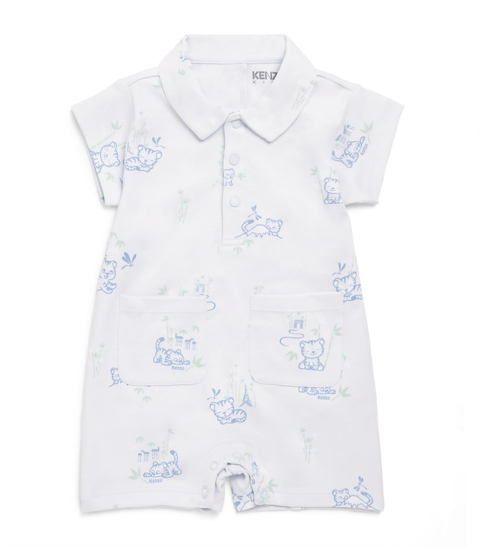Cotton Printed Playsuit (3-18 Months)