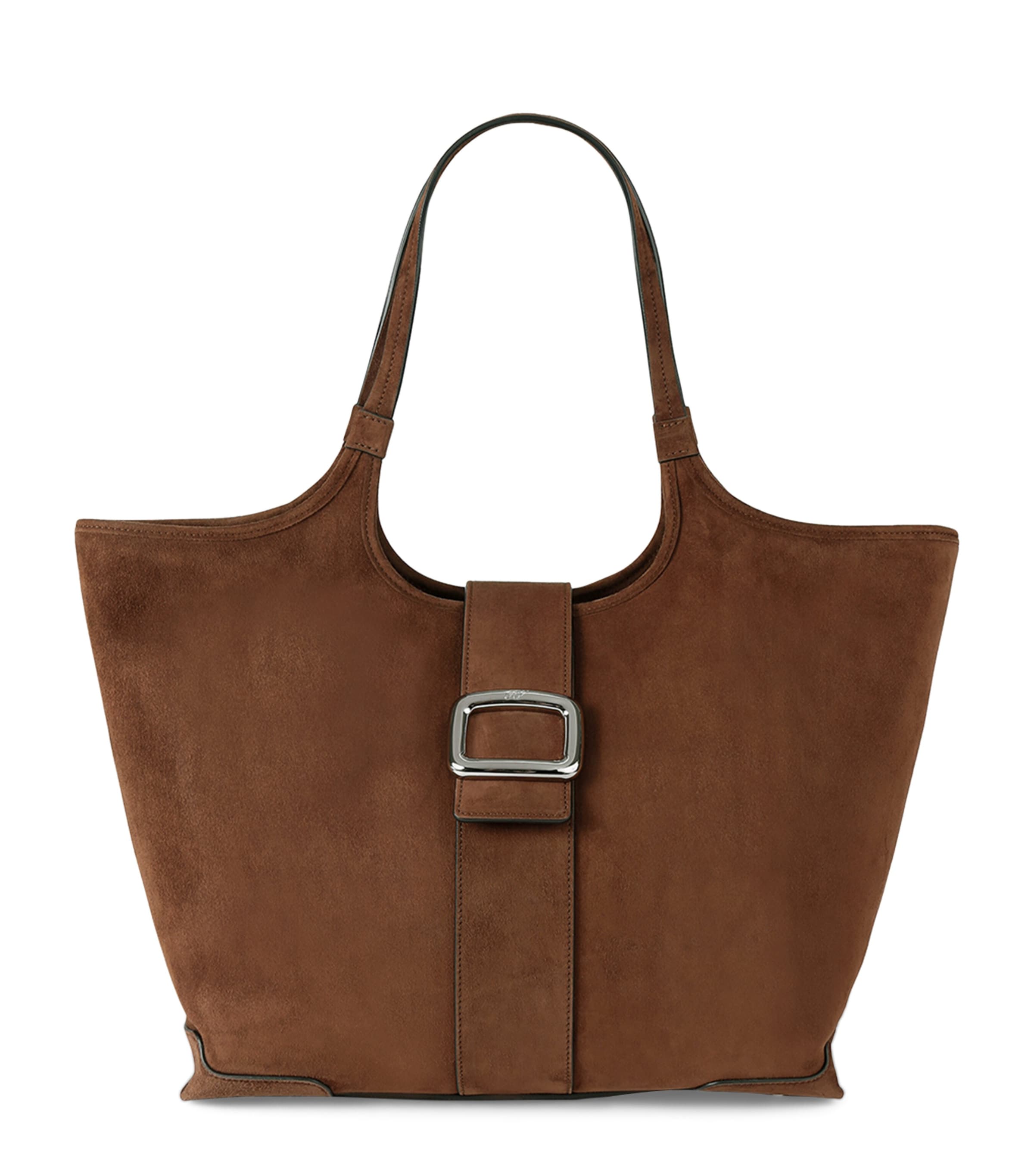 Suede Grand Vivier Choc Shoulder Bag