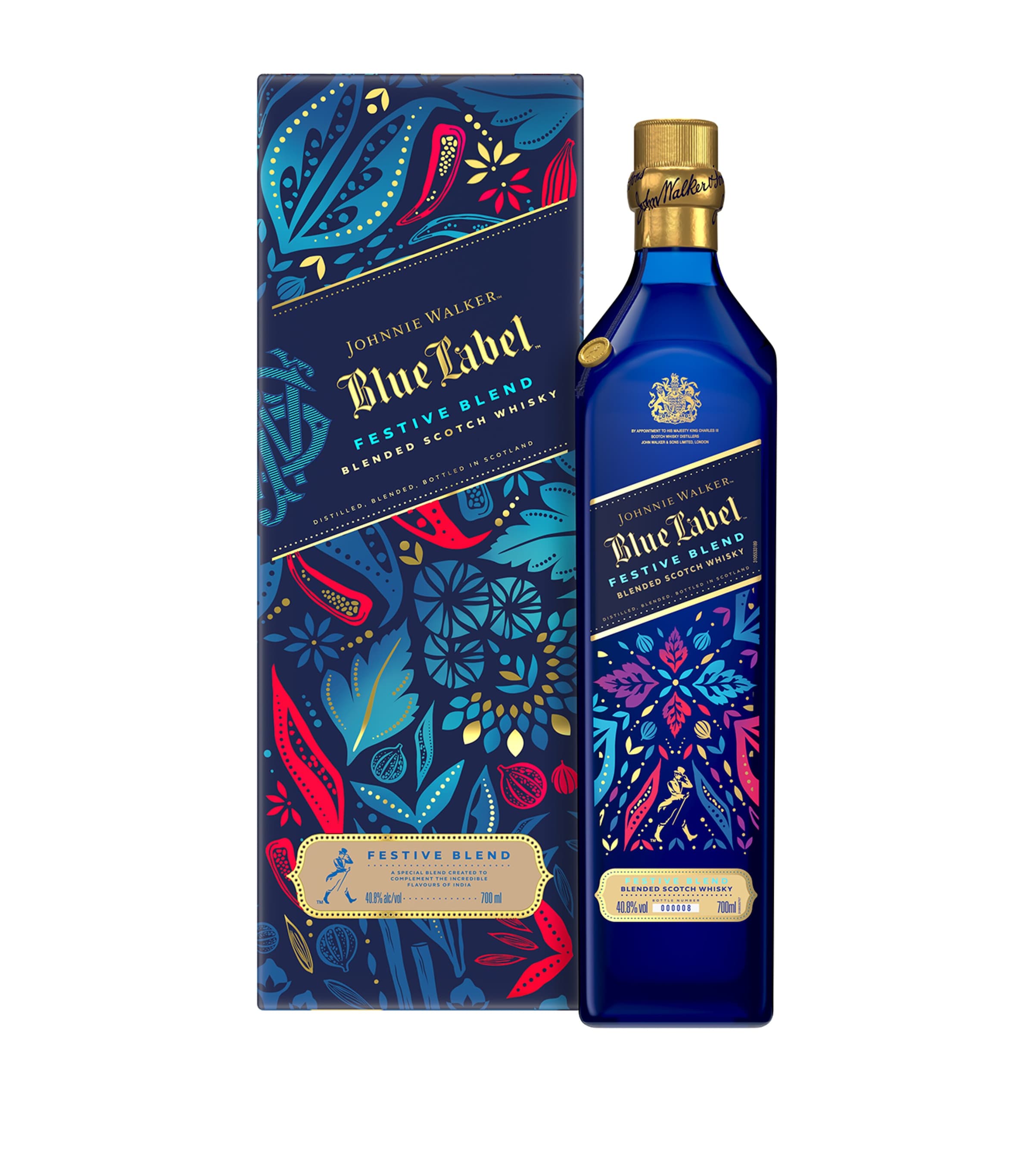 Johnnie Walker Blue Label Festive Blend Whisky (70cl)