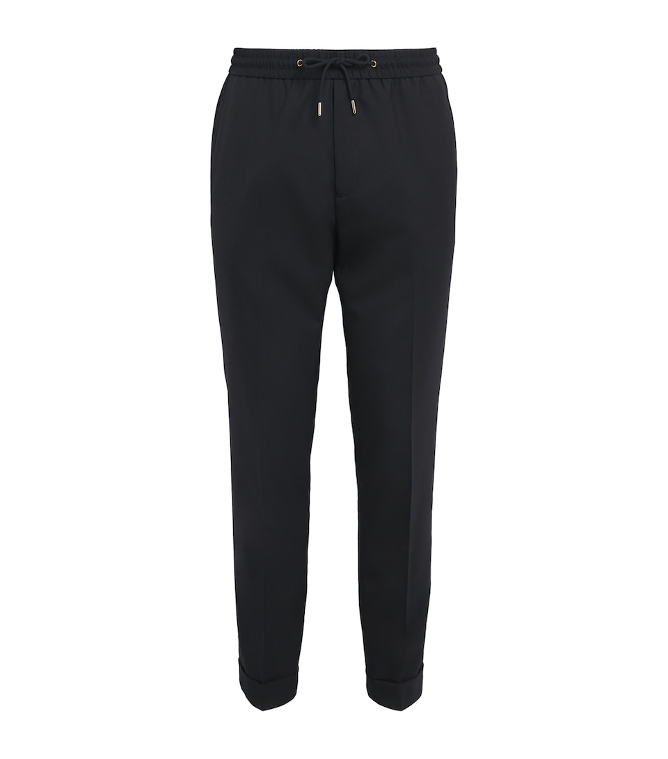 Paul Smith Mens Wool Drawstring Chinos