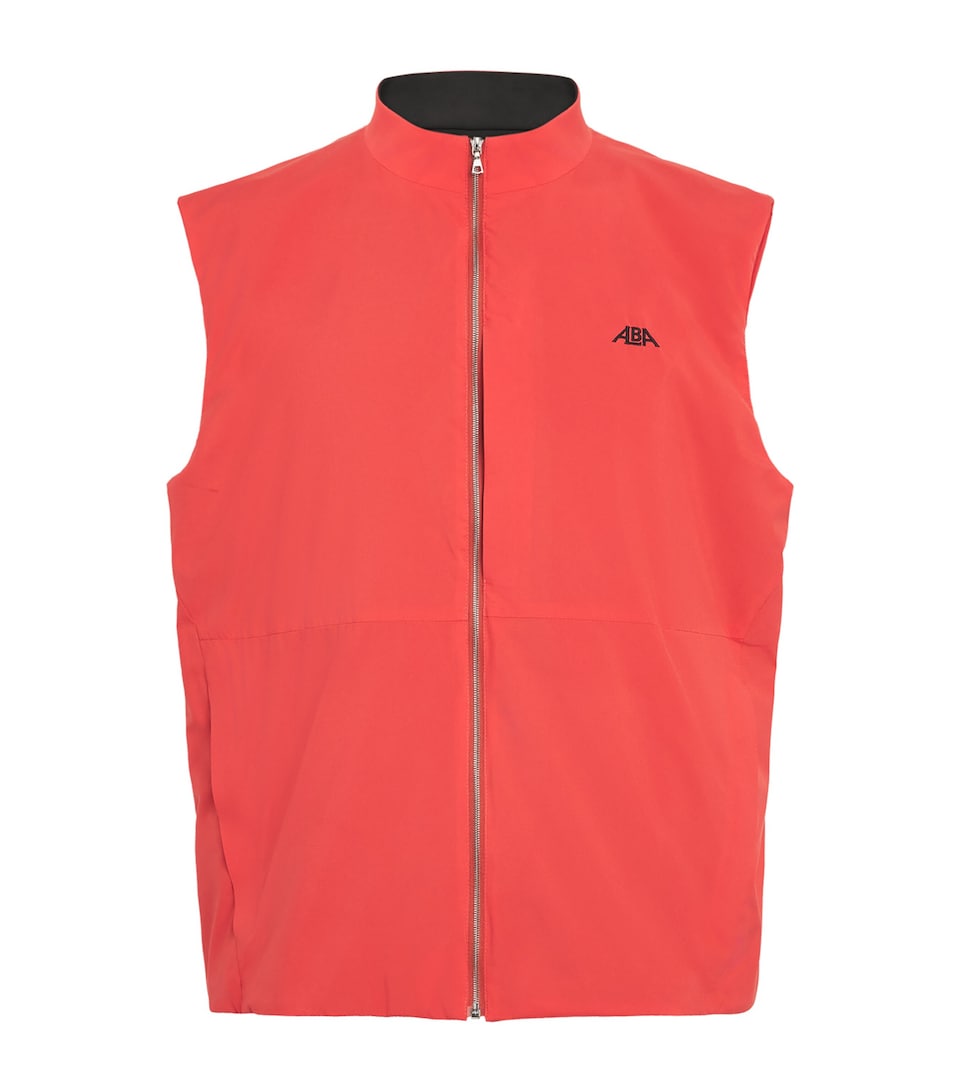Alba Mens Padded Fleece-Lined Gilet Salmon