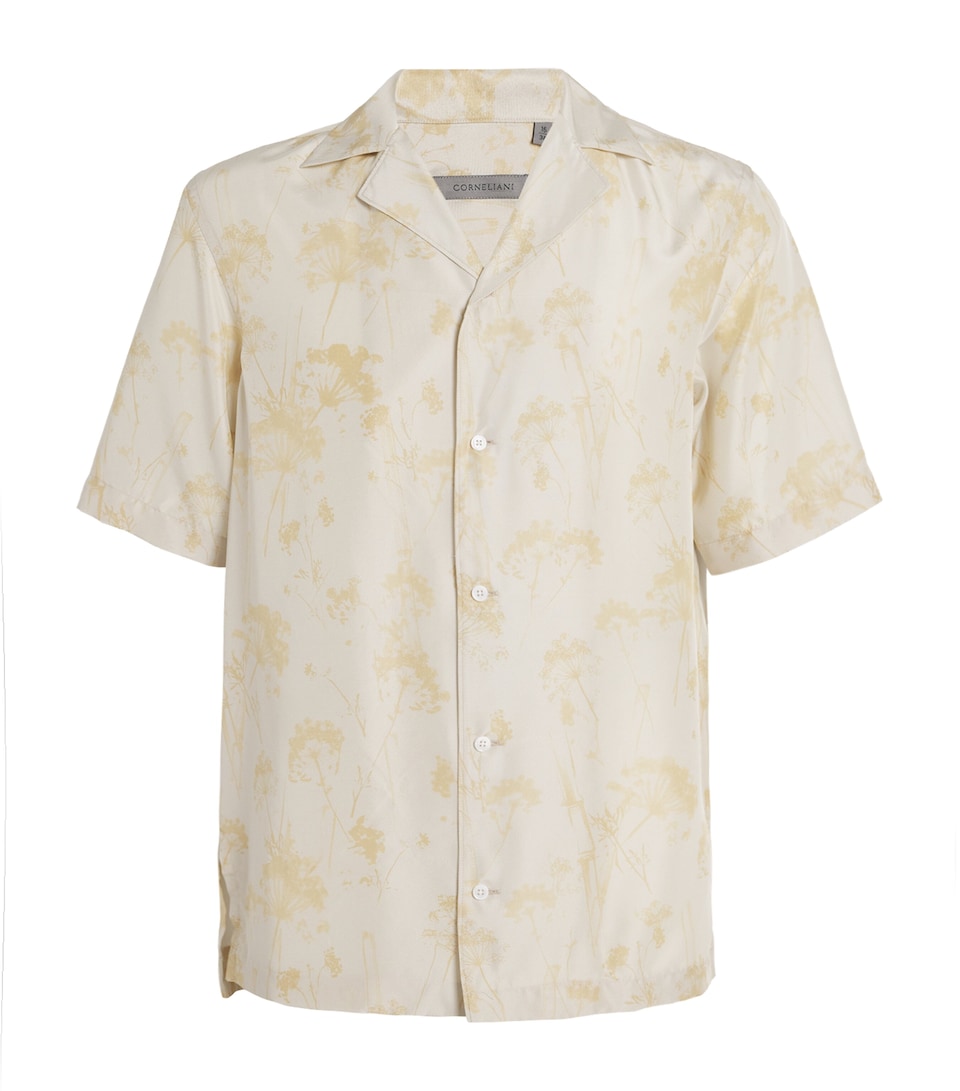 Silk Floral Print Shirt