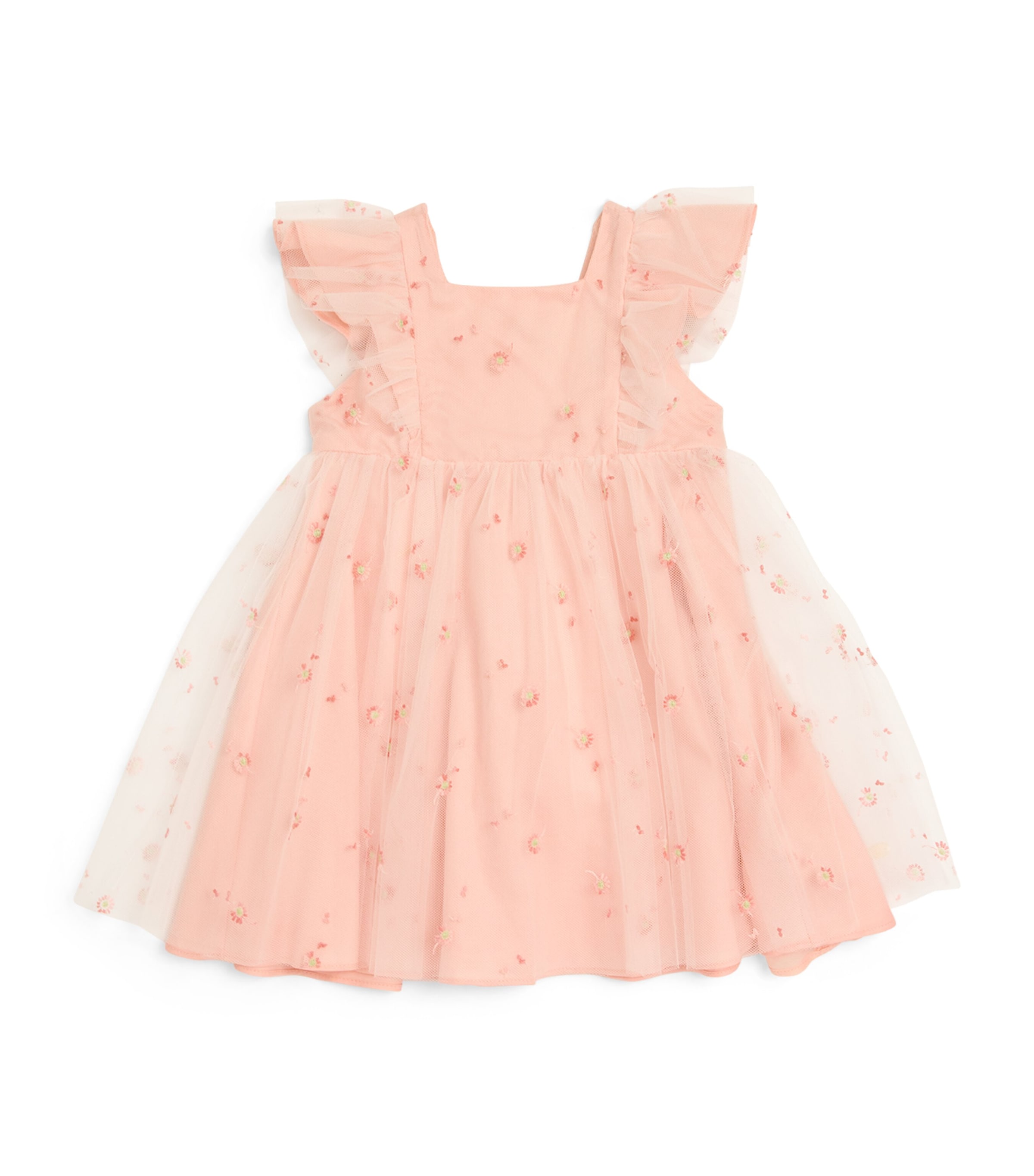 Tartine et Chocolat Tulle Floral Dress (3-36 Months) Pivoine