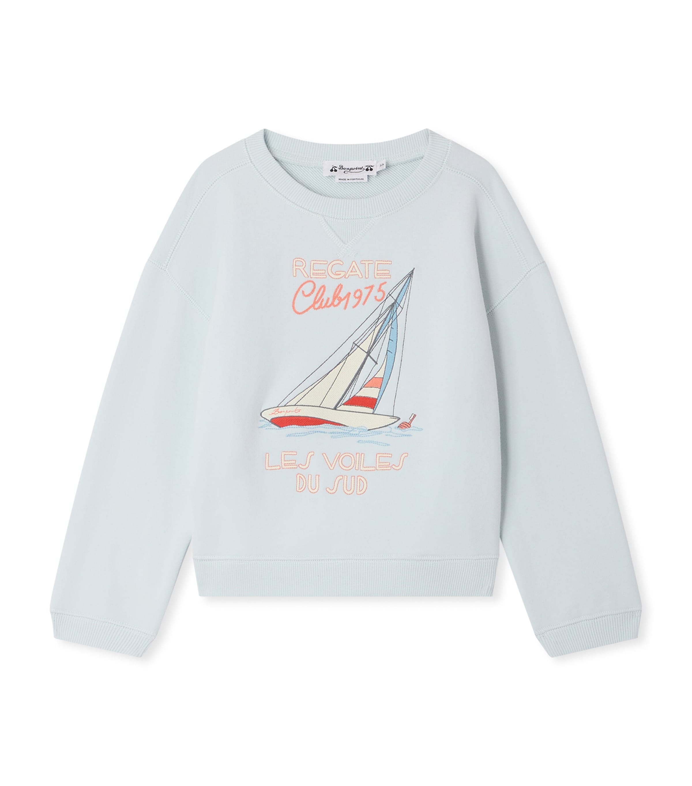 Bonpoint Regatta Erol Sweatshirt (10-14 Years) Upb Bleu Aqua