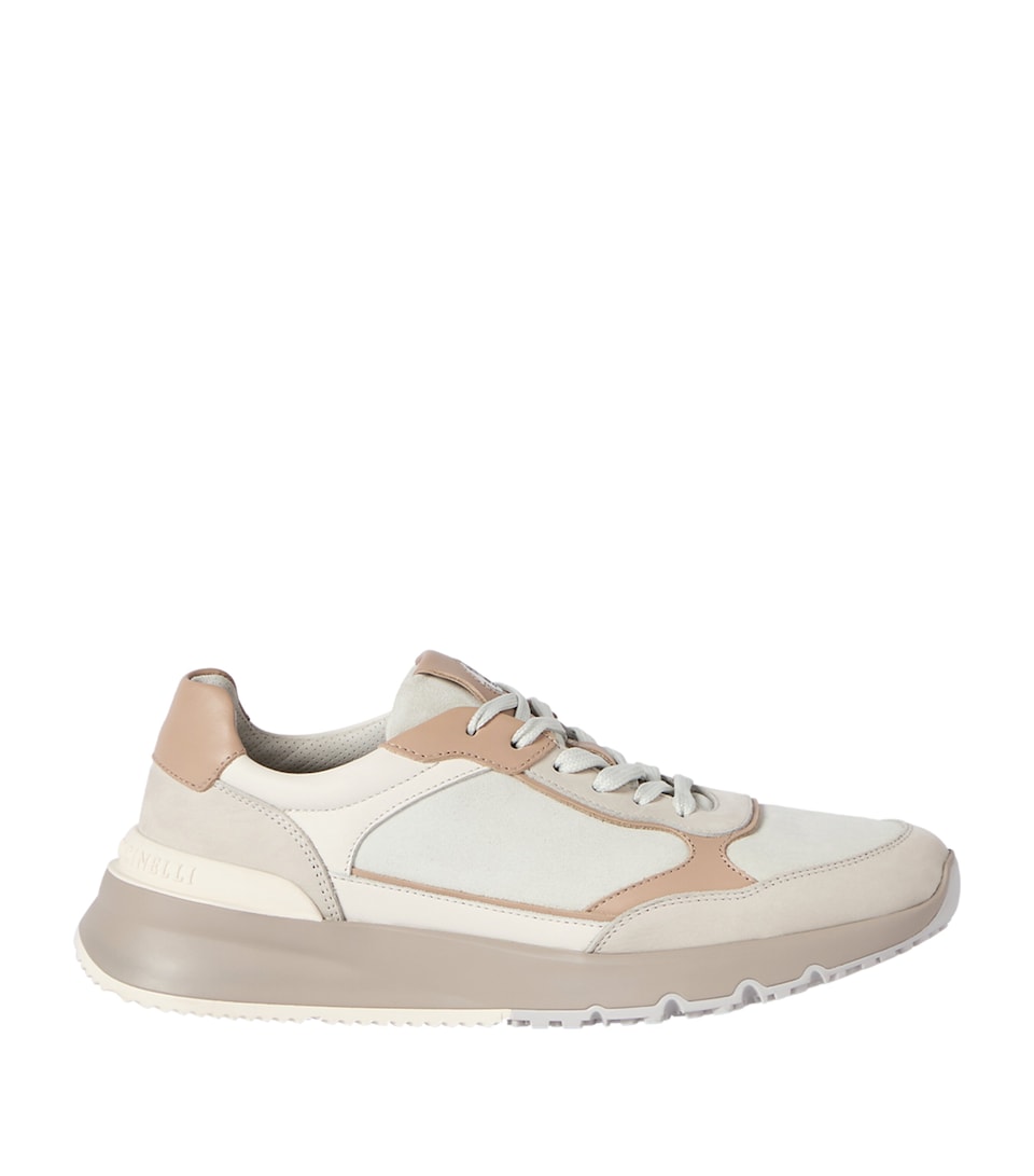 Brunello Cucinelli Nubuck-Suede Sneakers