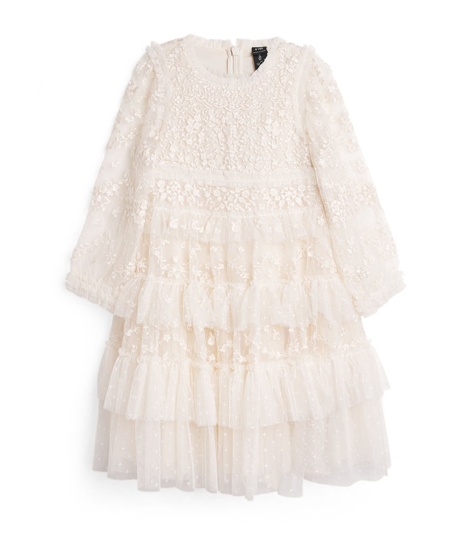Embroidered Blossom Lace Dress (3-12 Years)