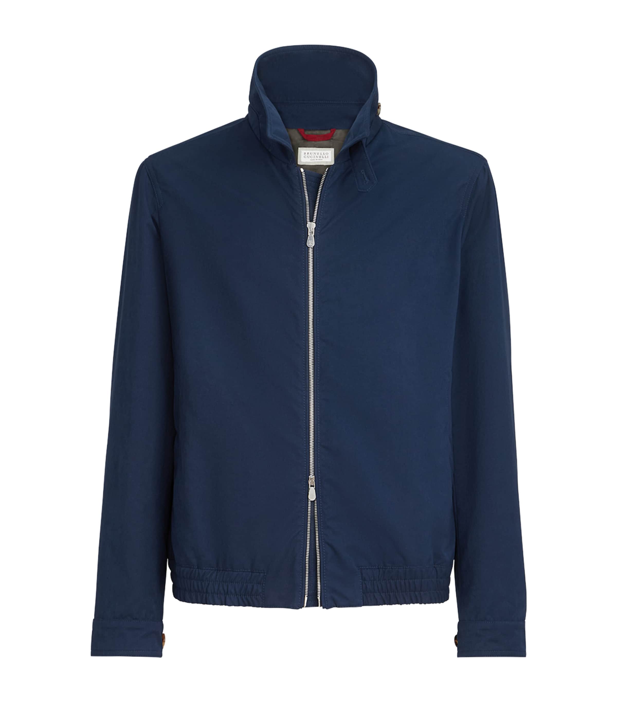 Brunello Cucinelli Mens Water-Resistant Blouson Jacket