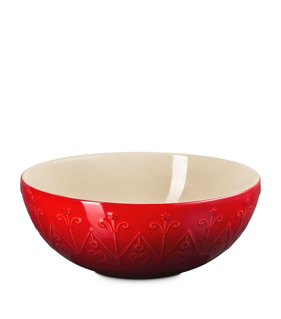 Le Creuset Stoneware L’Etoile Bowl (3L) Cerise