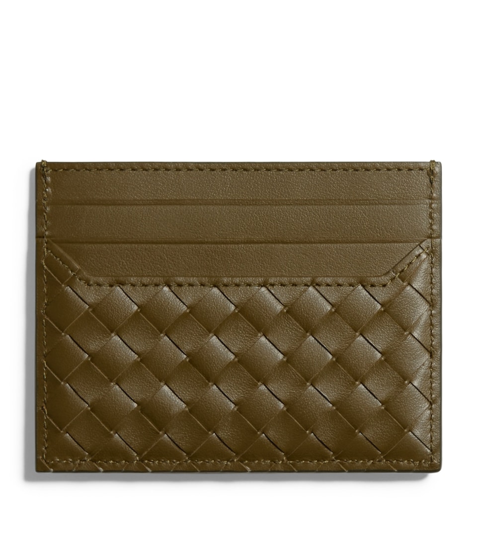 Bottega Veneta Leather Intrecciato Piccolo Card Holder