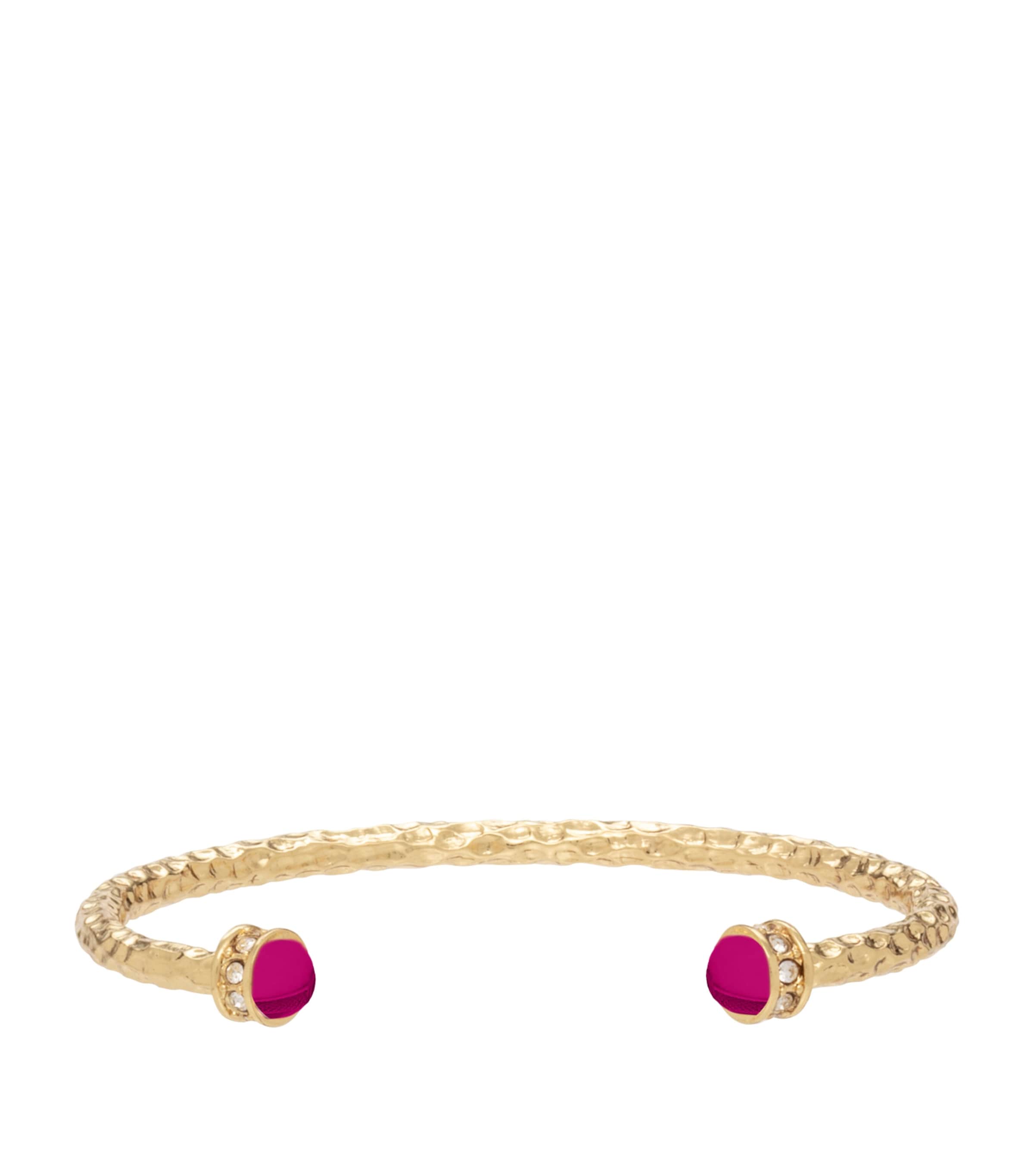 Gold-Plated Torque Open Bangle