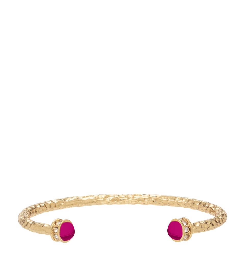 Gold-Plated Torque Open Bangle