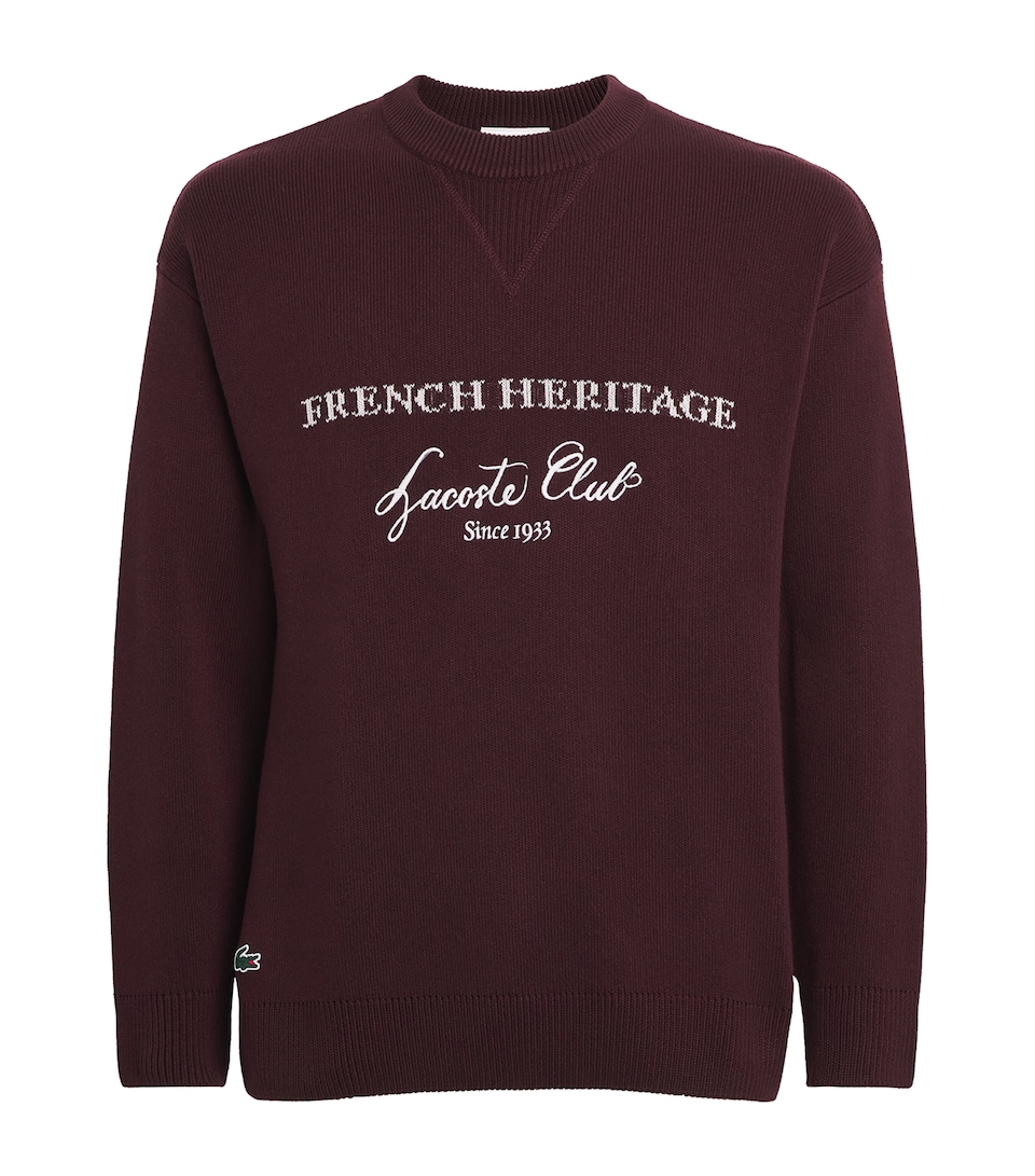 Lacoste Mens Tennis Heritage Sweater Oxalis