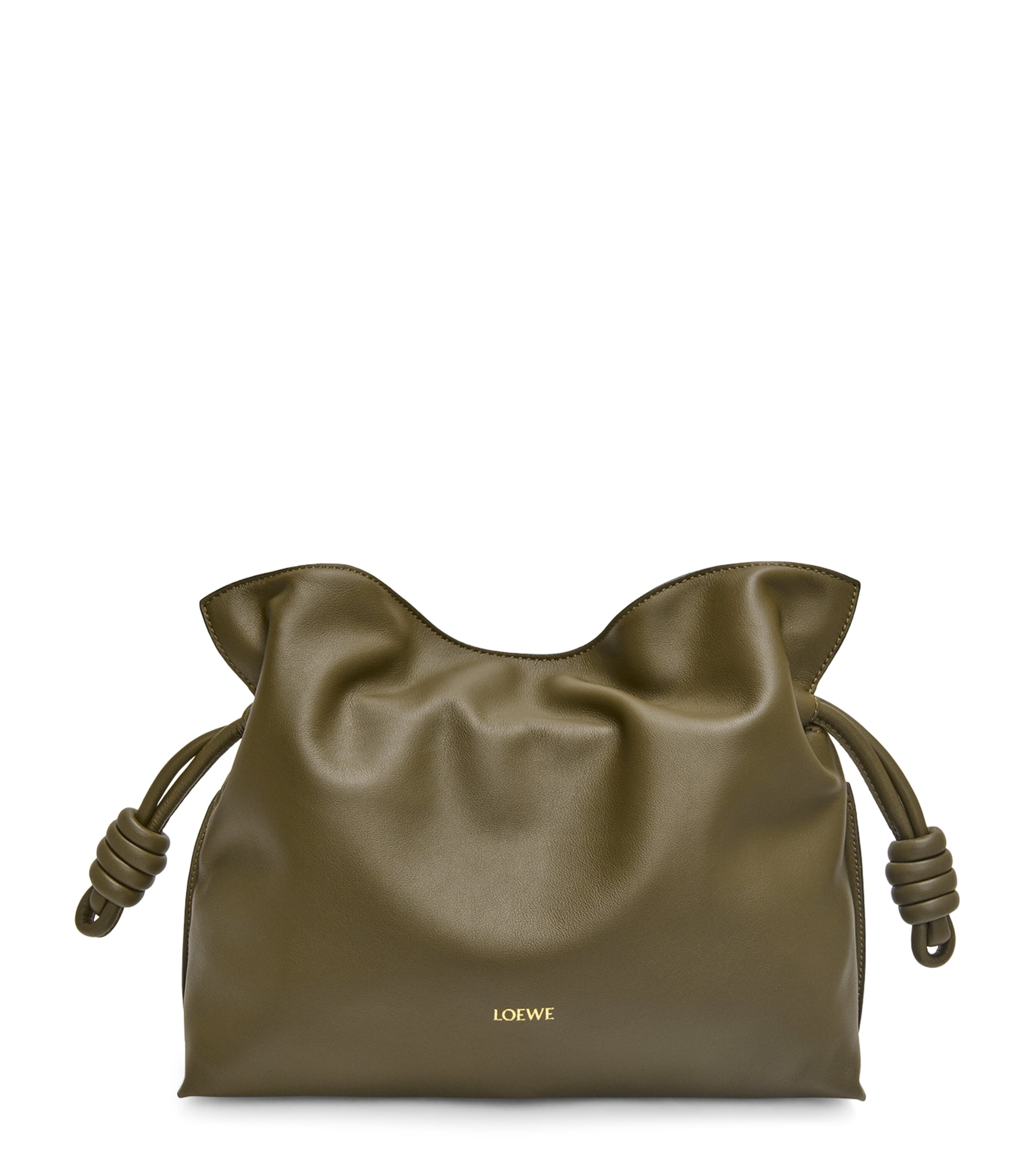 バッグ・カバンその他 Loewe Flamenco Purse light moss leather bag Medium Flamenco purse in mellow nappa lambskin Red - LOEWE