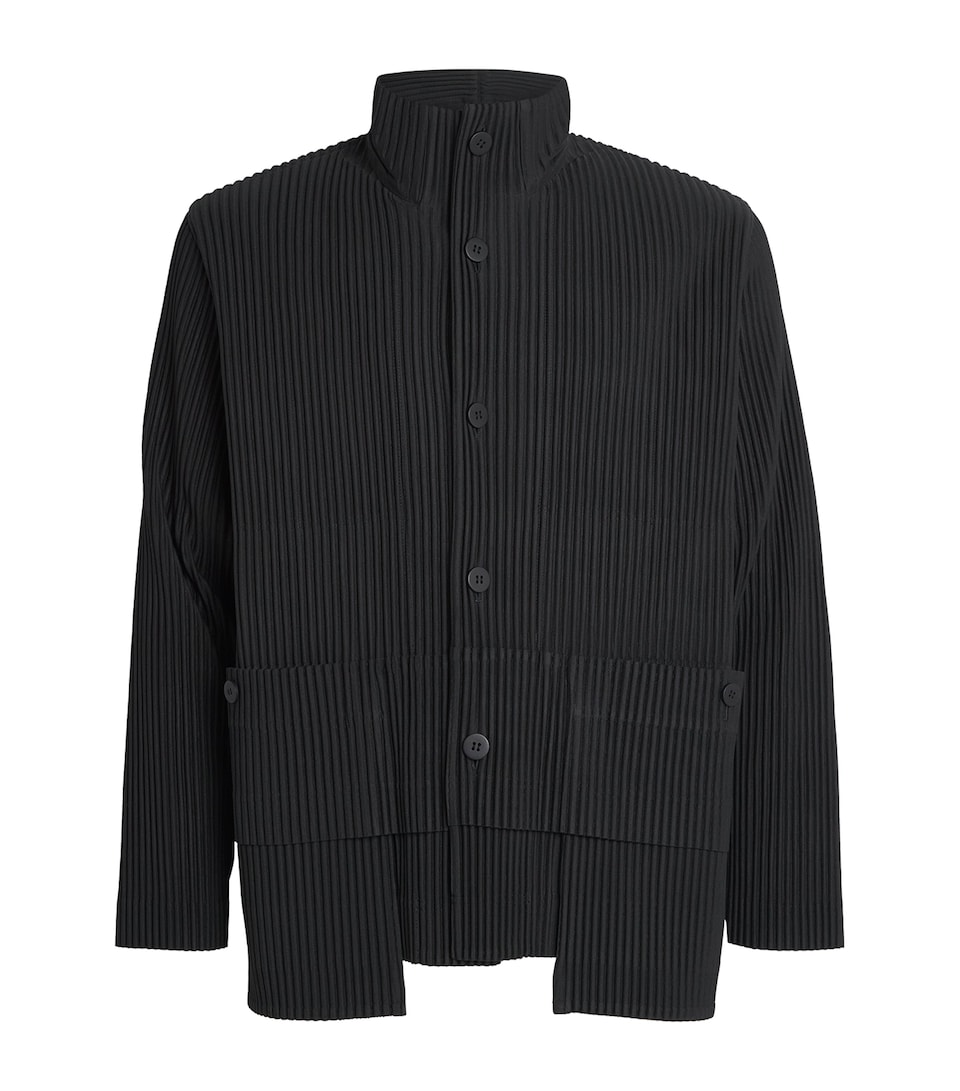 Pleated Pocket Panel Jacket