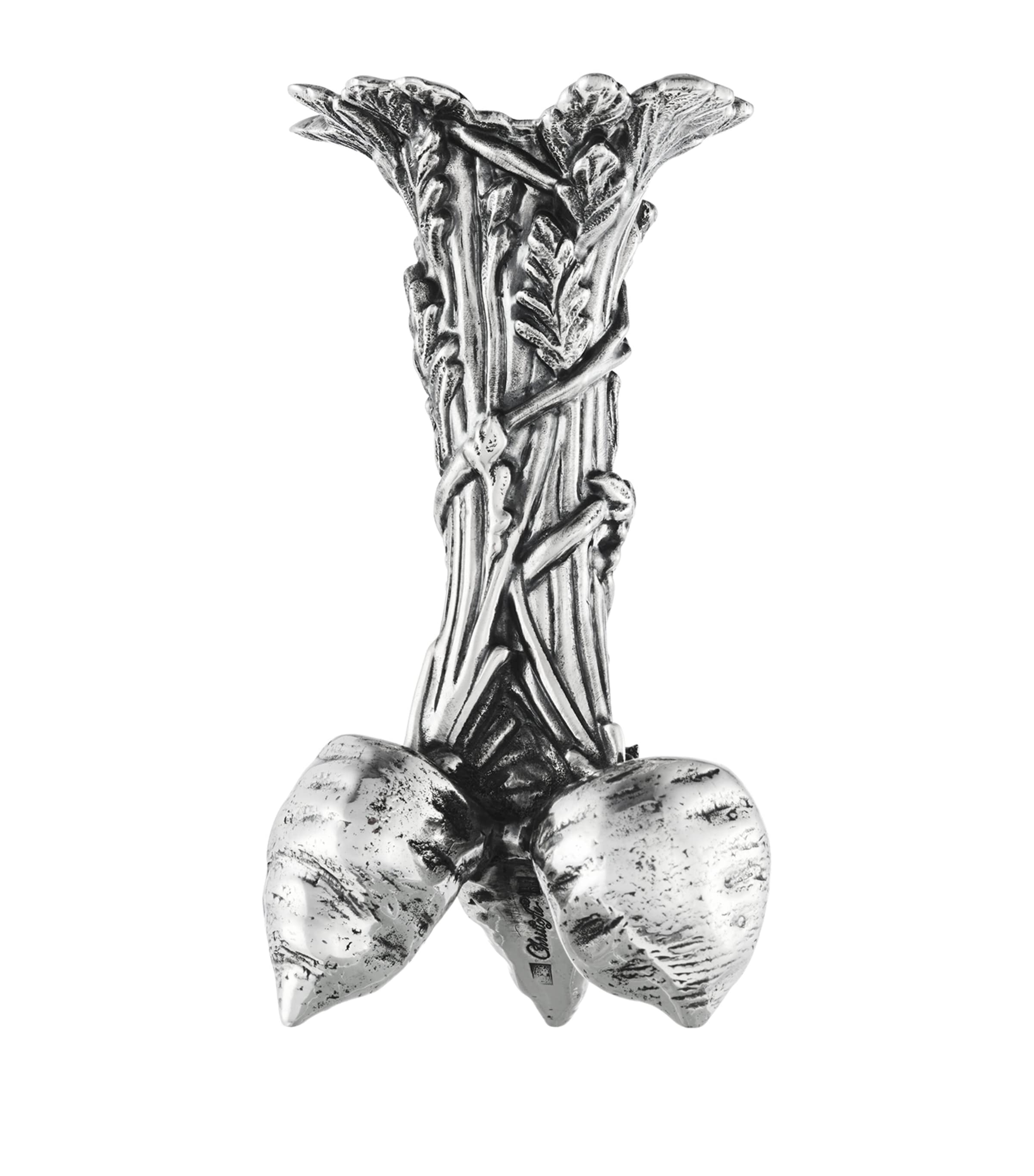 Christofle Silver-Plated Bunch Of Carrots Vase (10.5cm) Silver