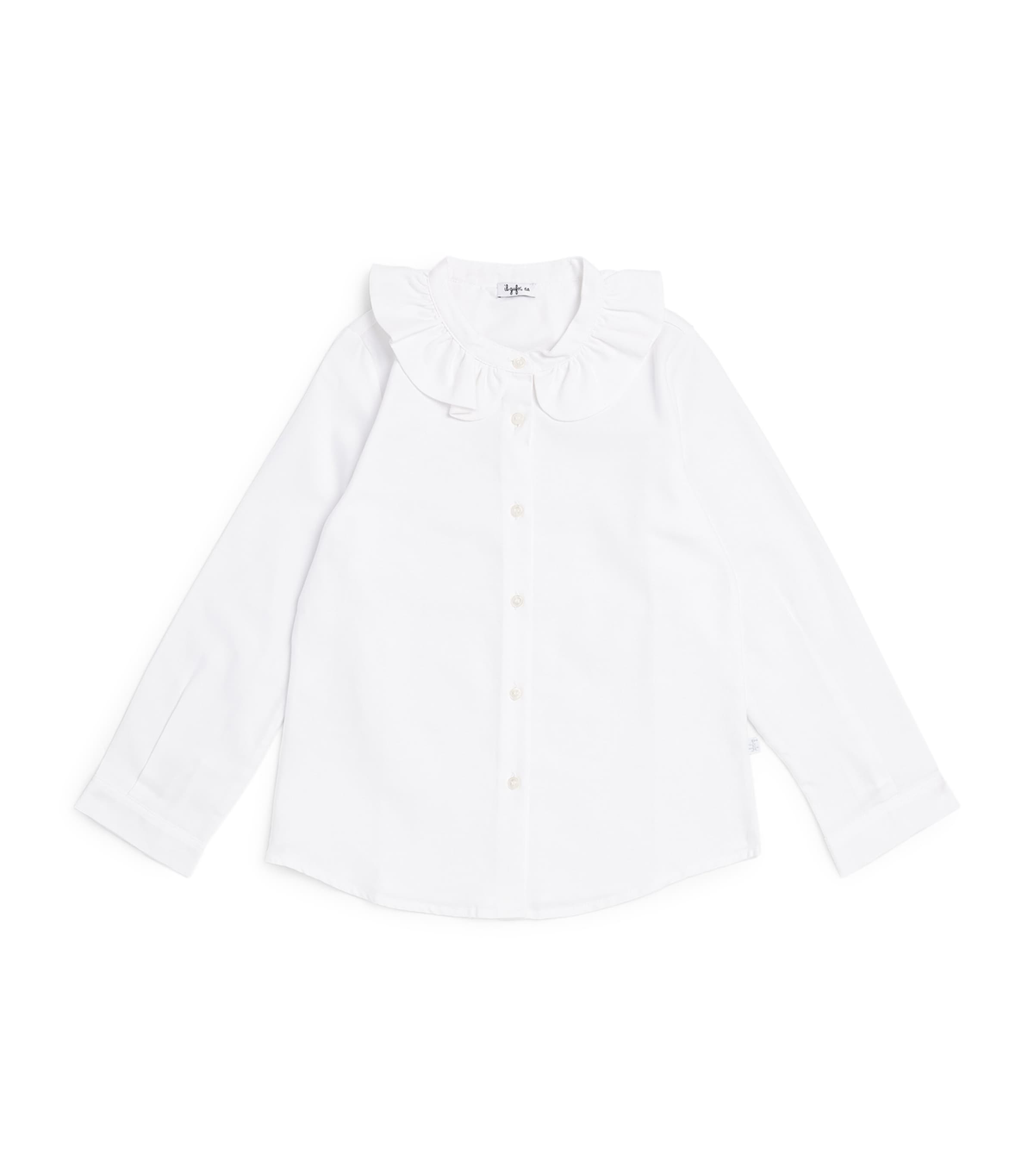 Il Gufo Cotton Blouse (2-12 Years) White