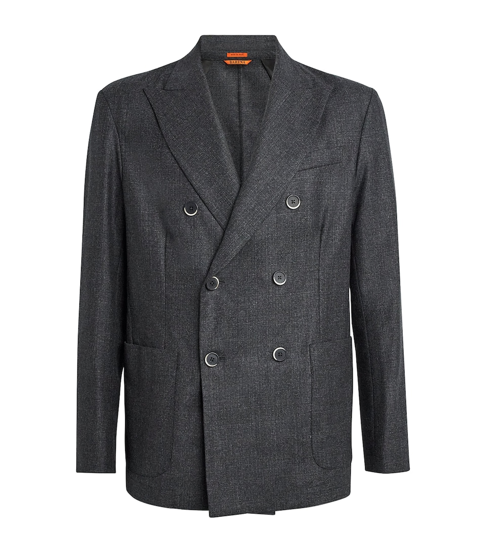Wool Double-Breasted Blazer