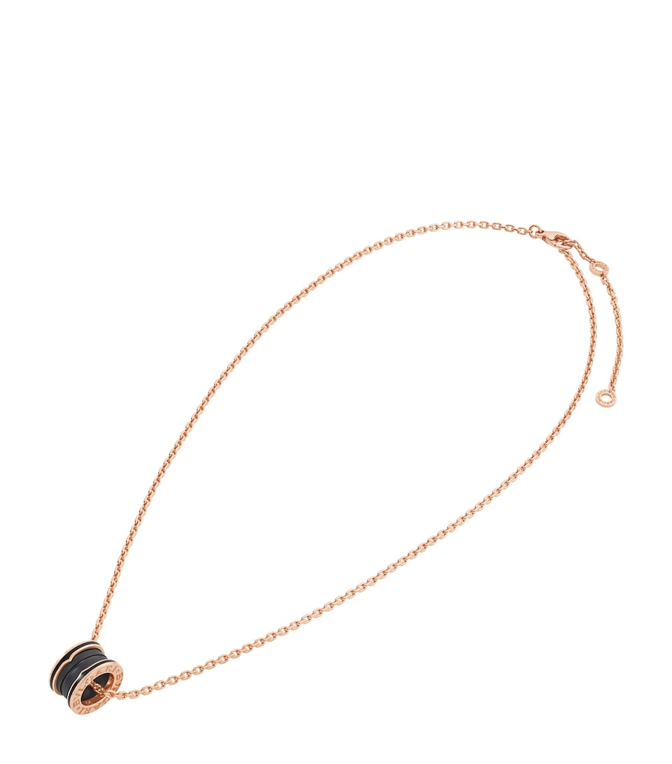 Rose Gold And Ceramic B.zero1 Necklace
