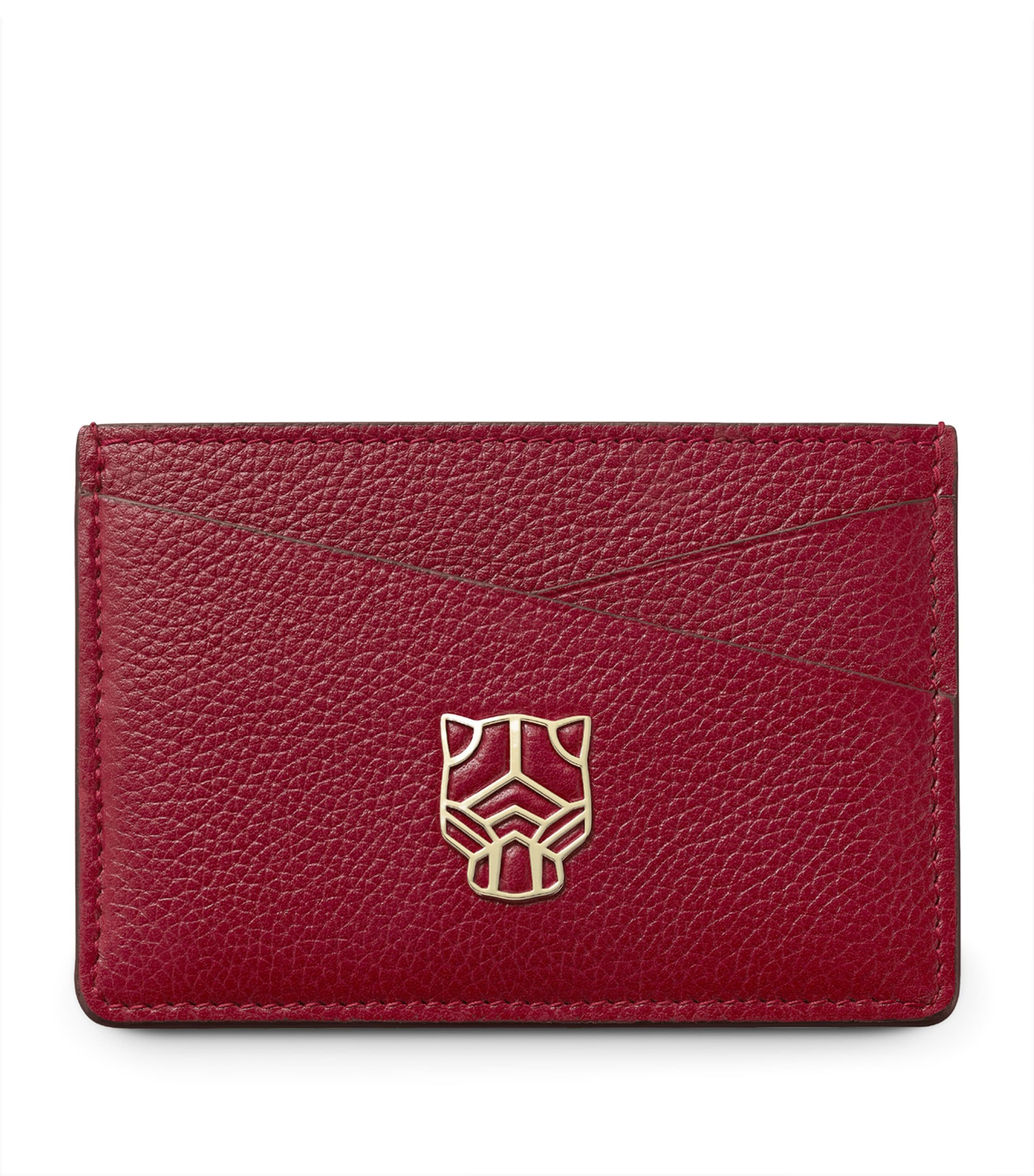 Leather Panthère de Cartier Card Holder