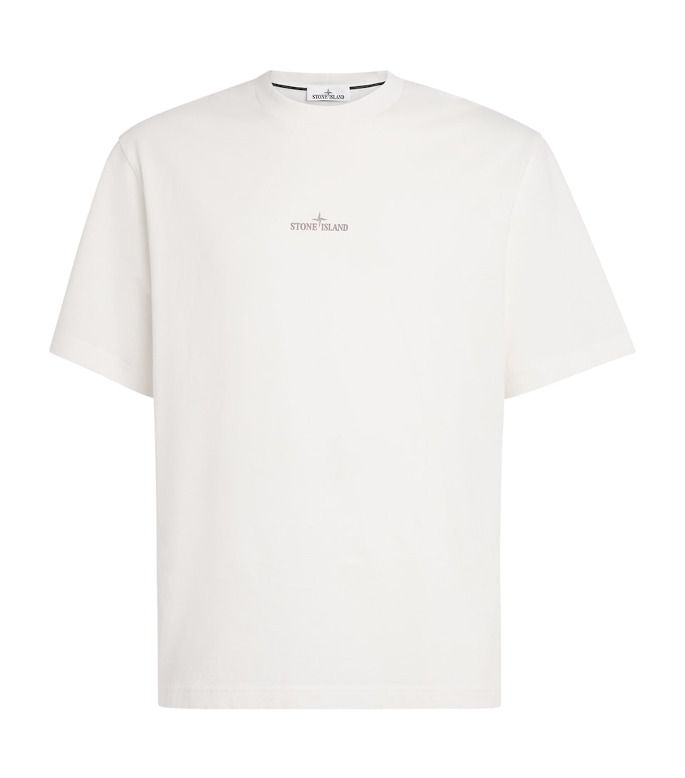 Cotton Carlo Print T-Shirt