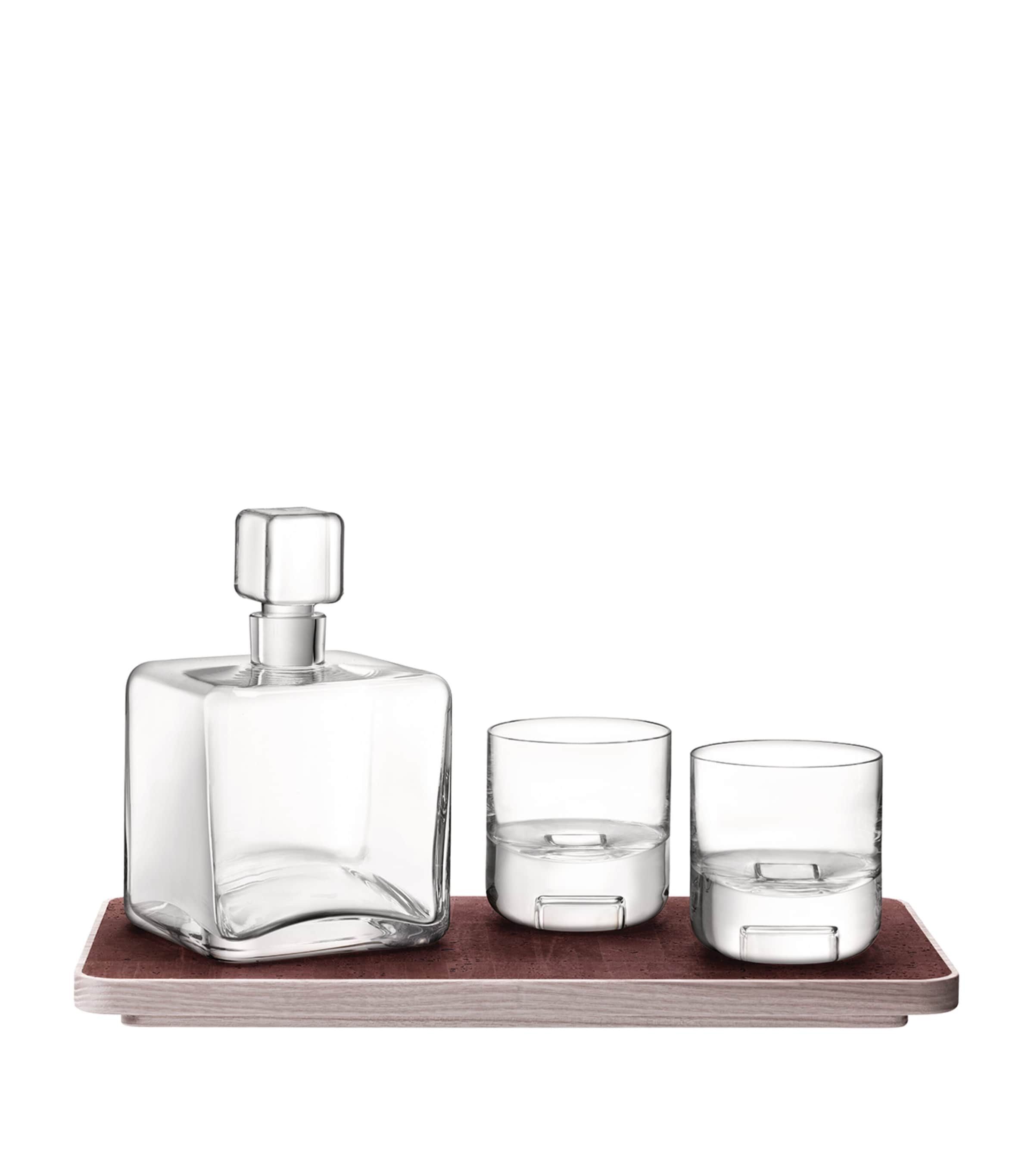 Cask Whisky Connoisseur Glasses, Decanter and Tray Set