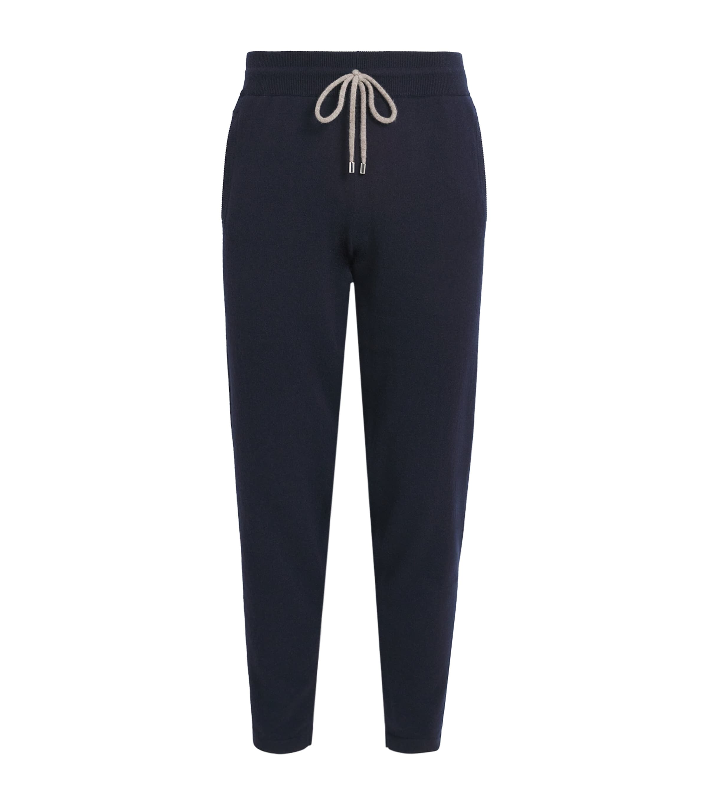 Fioroni Cashmere Mens Cashmere Sweatpants Navy