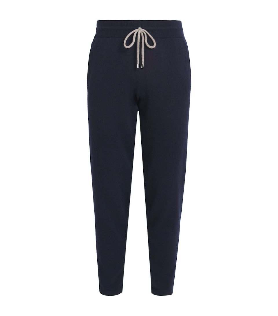 Fioroni Cashmere Mens Cashmere Sweatpants Navy