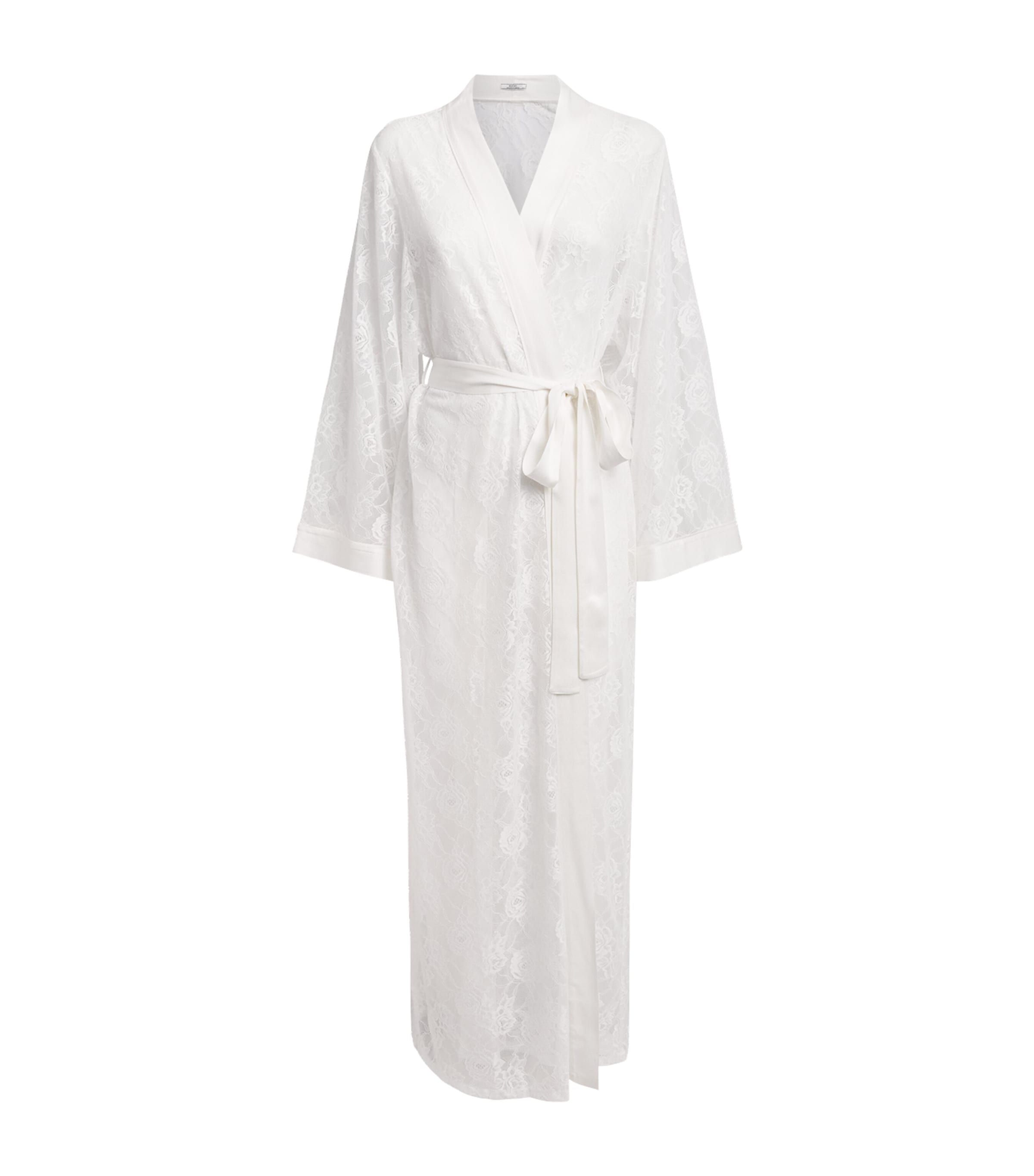 Bocan Womens Lace Mila Robe Off White