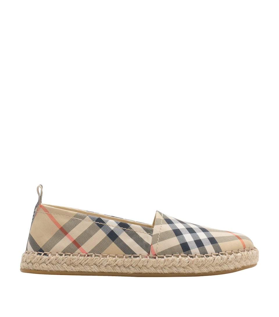 Canvas Check Espadrilles
