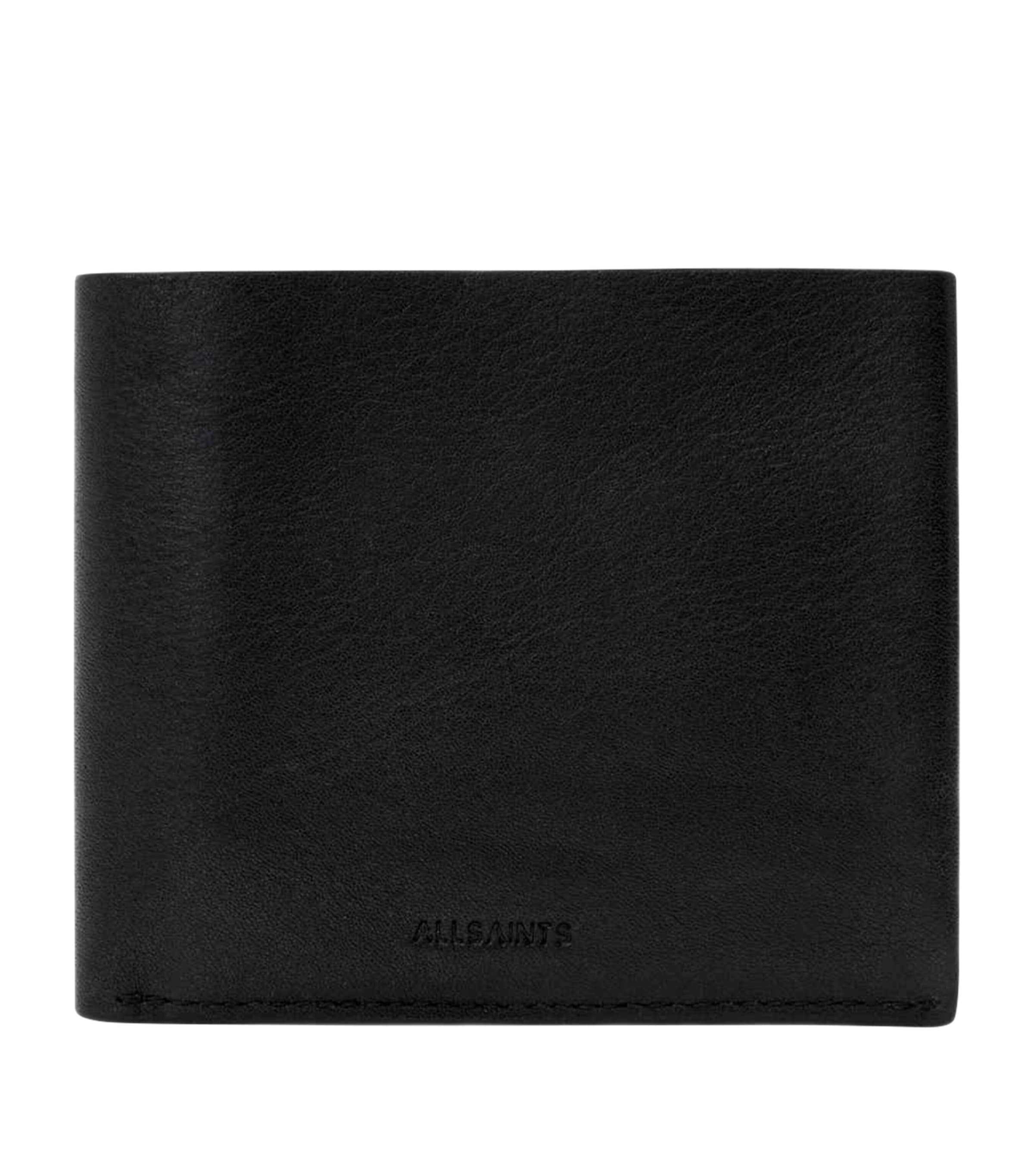 AllSaints Leather Axis Wallet Black