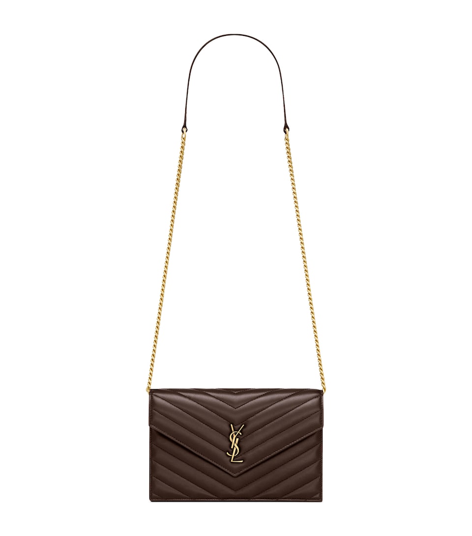 Saint Laurent Cassandre Envelope Chain Wallet