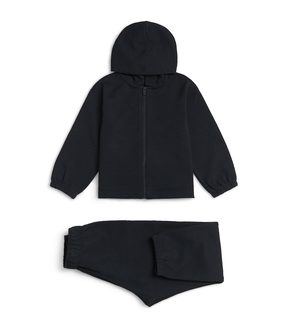 Emporio Armani Kids Logo Hoodie and Sweatpants Set (4-16 Years) Iconico Blu Nvy