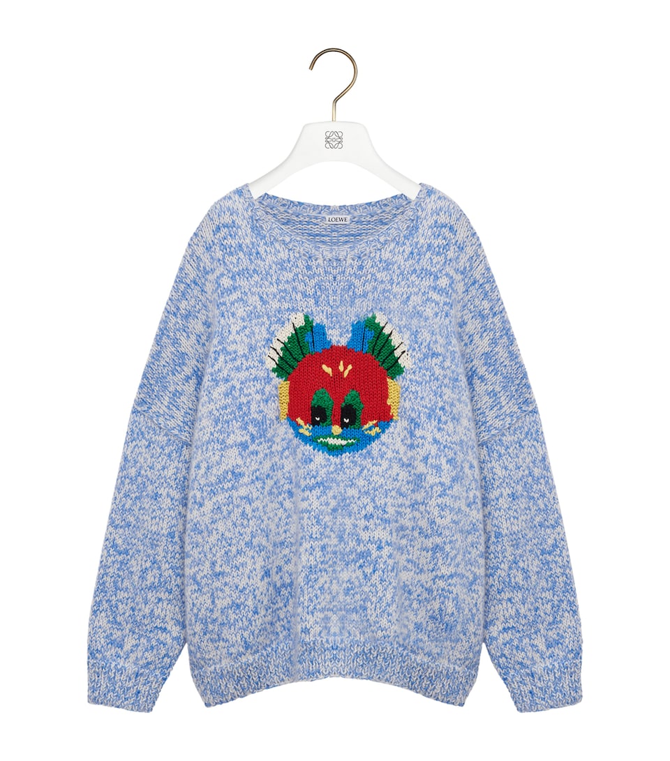 x Louis Wain Wool-Blend Cat Sweater