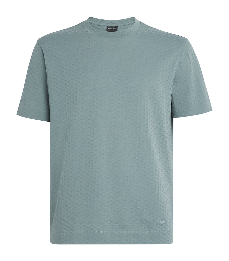 Cotton-Jersey Jacquard T-Shirt