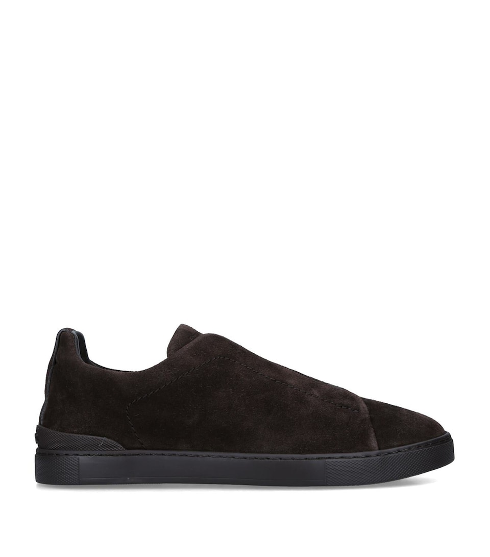 Suede Triple Stitch Sneakers