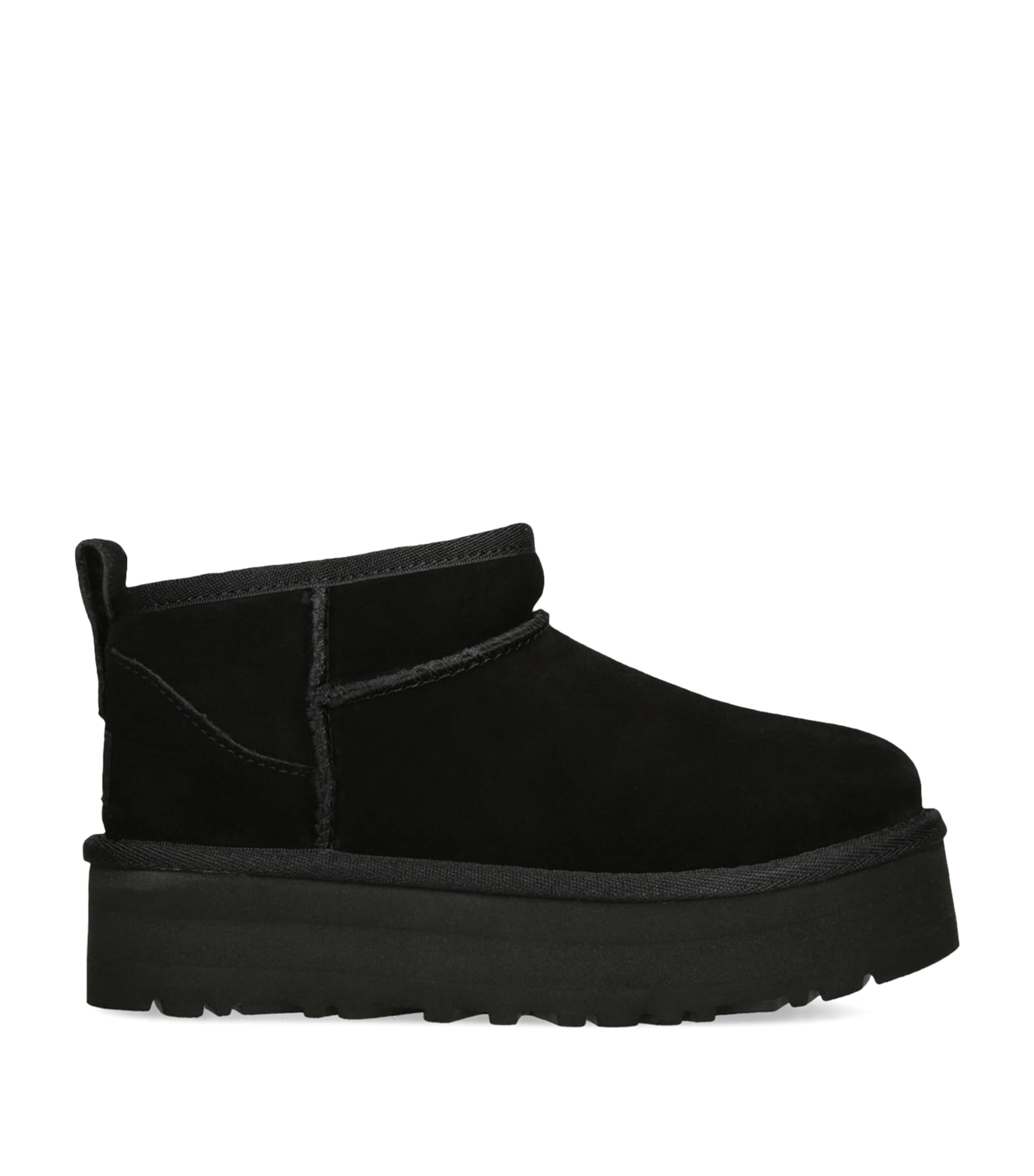 UGG Kids Classic Ultra Mini Platform Boots Black