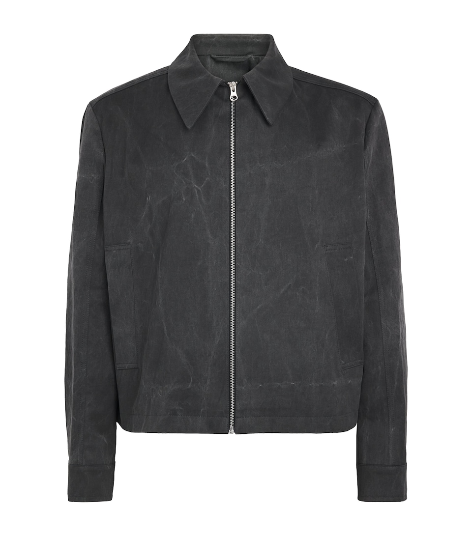 Séfr Mens Cotton Tazio Jacket Marble Charcoal