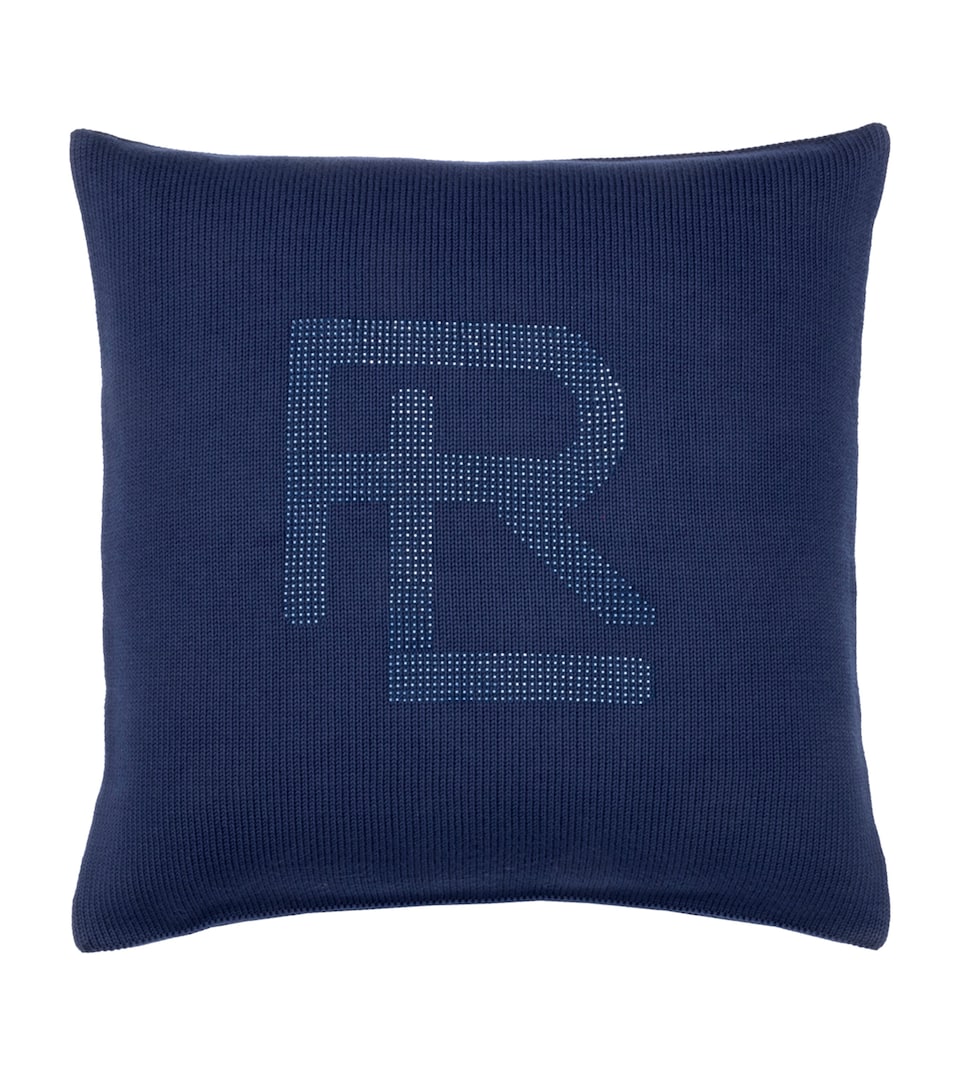 Ralph Lauren Home Cotton Hawthorn Square Cushion Cover (50cm x 50cm) Navy