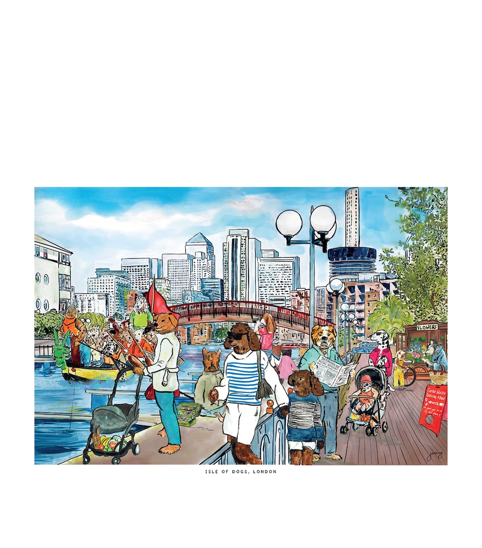 Isle of Dogs Print (42cm x 59cm)