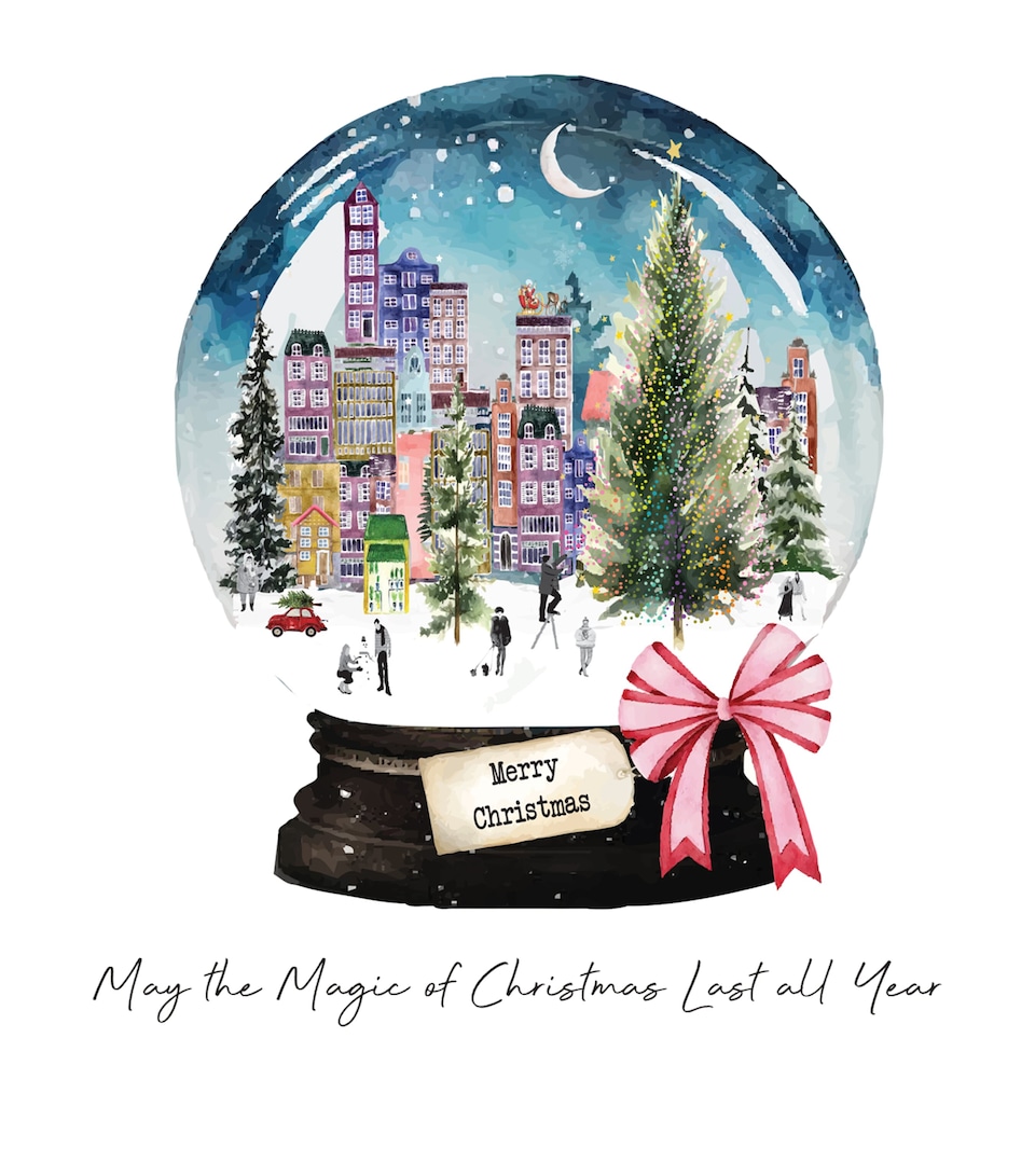 Five Dollar Shake Snowglobe Christmas Cards (Set of 6)
