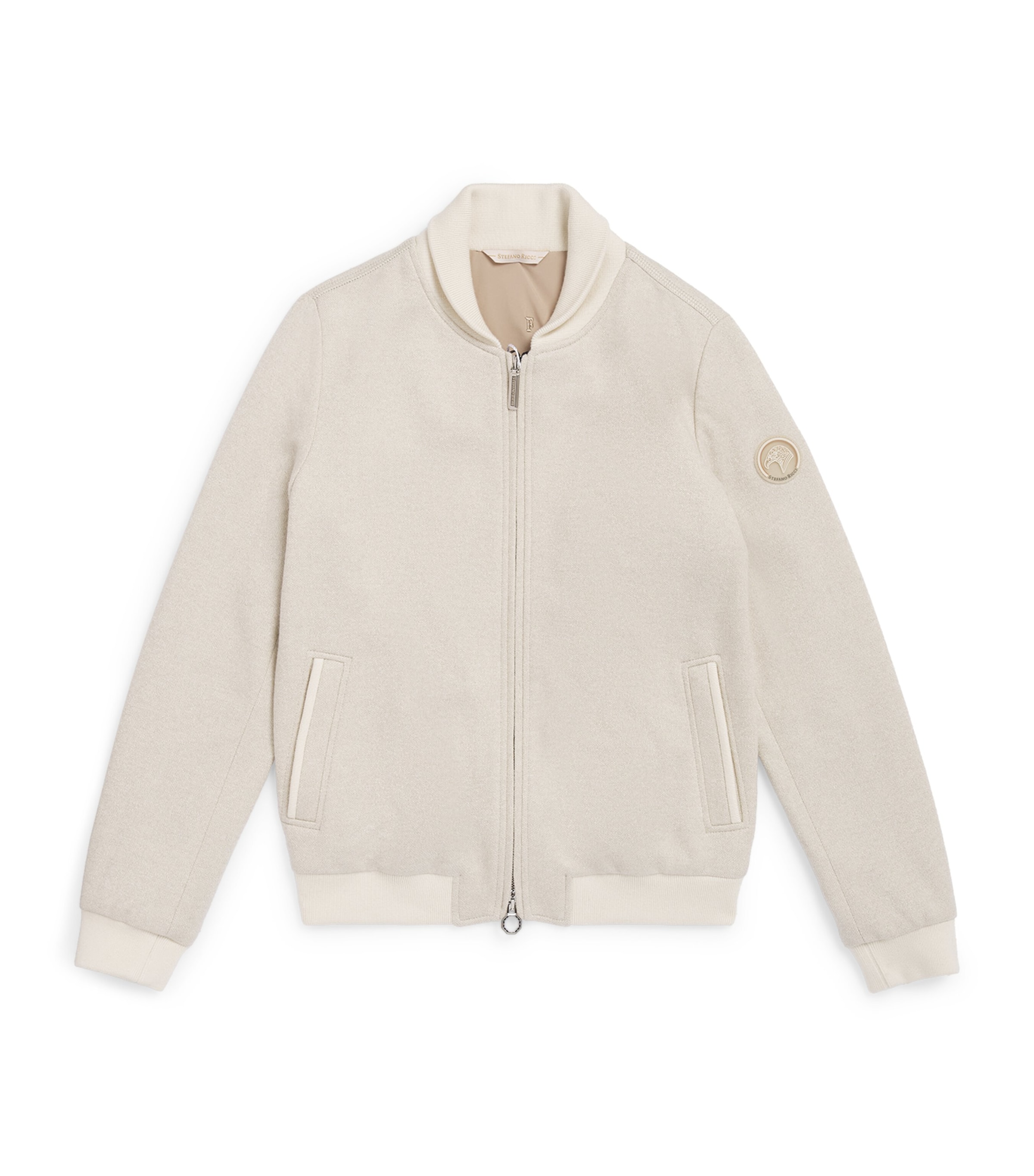Stefano Ricci Kids Silk-Cashmere Zip-Up Sweatshirt (8-16 Years) Grey