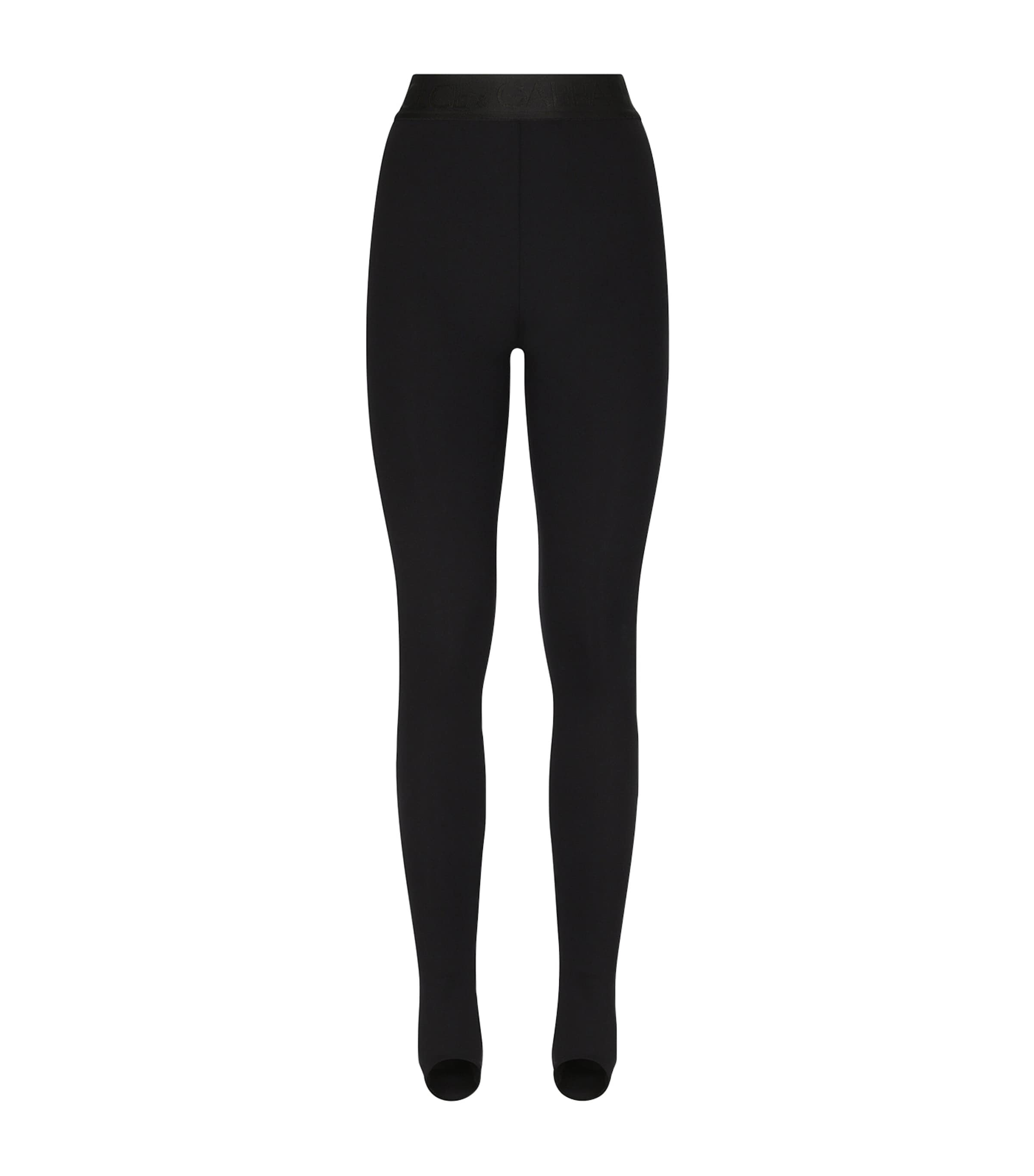 Balmain Jacquard Knit Love Letter Leggings | Harrods UK