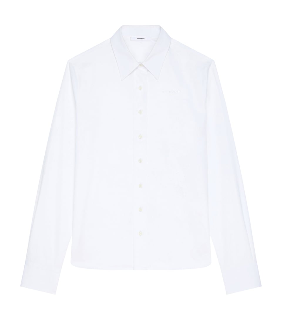 Givenchy Womens Cotton Formal Shirt White