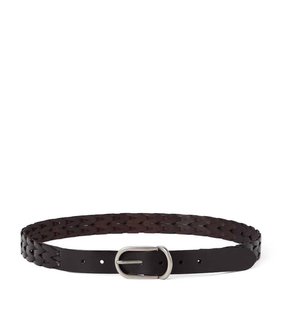 Woven Leather Belt