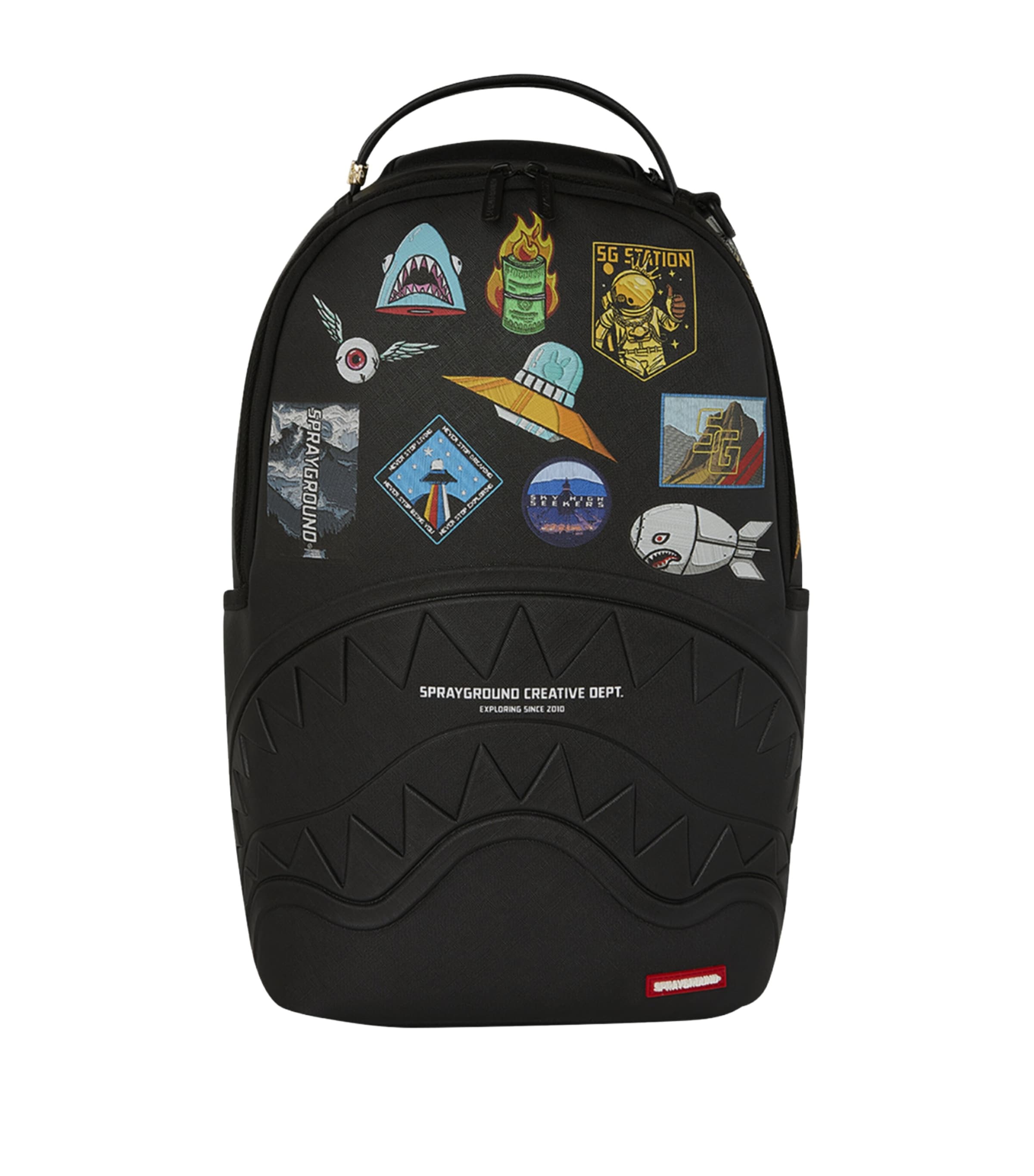 Embossed Patch Backpack